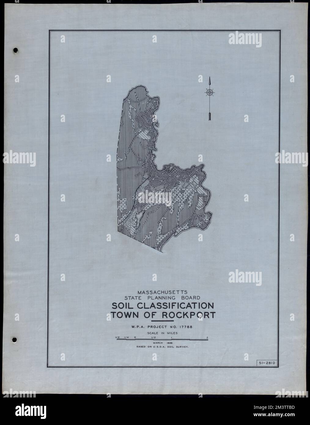 Classificazione del suolo Città di Rockport , strade, città, cartografia dell'uso del suolo, cartografia del suolo, Stati Uniti. Works Progress Administration, Stati Uniti. Amministrazione dei progetti di lavoro. Massachusetts. Consiglio di pianificazione statale Foto Stock