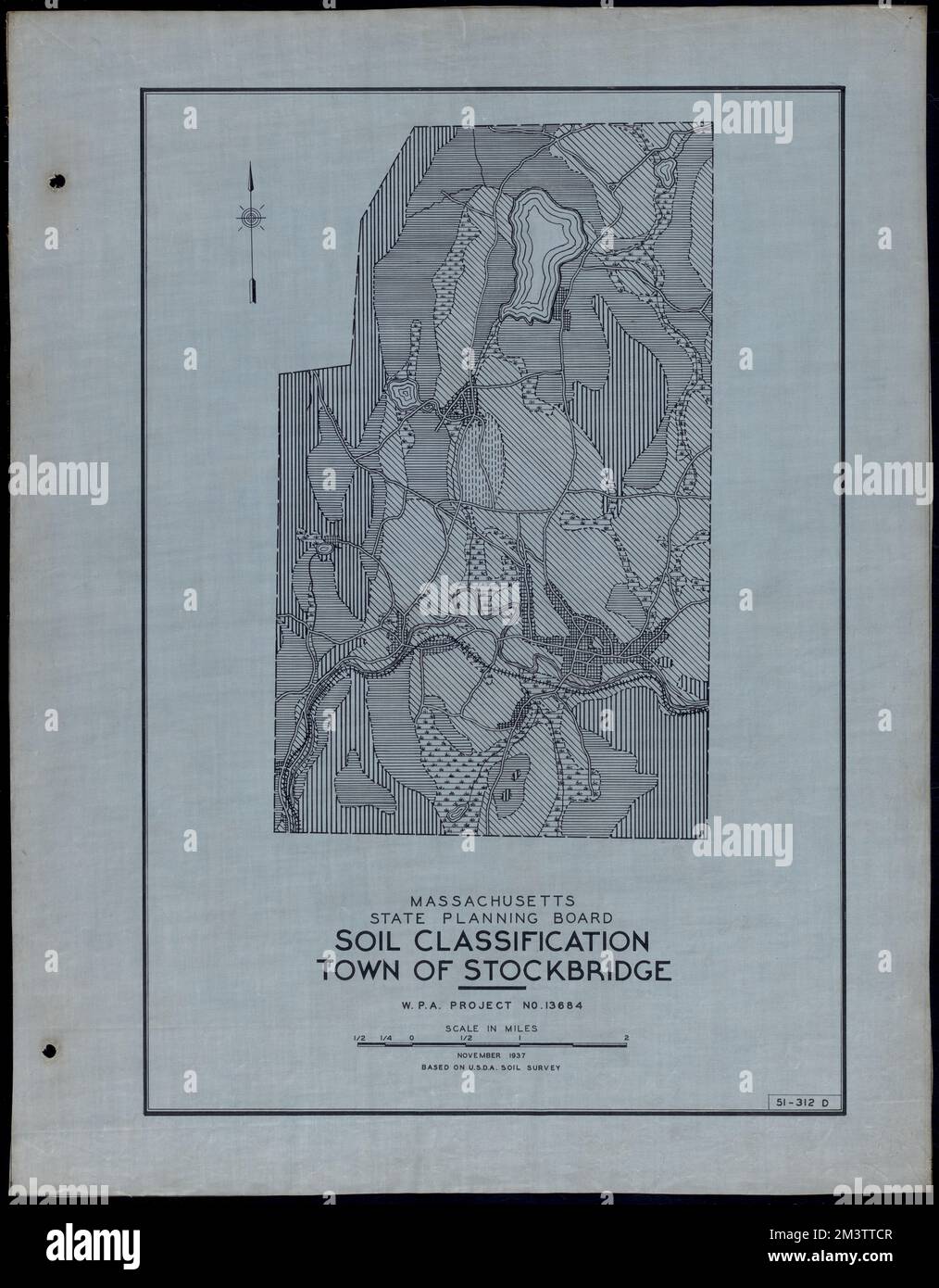 Classificazione del suolo Città di Stockbridge , strade, città, cartografia dell'uso del suolo, cartografia del suolo, Stati Uniti. Works Progress Administration, Stati Uniti. Amministrazione dei progetti di lavoro. Massachusetts. Consiglio di pianificazione statale Foto Stock