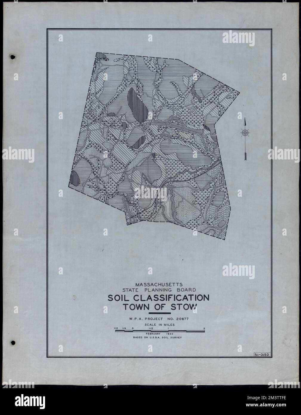Classificazione del suolo Città di stow , strade, città, mappe di utilizzo del suolo, mappe del suolo, Stati Uniti. Works Progress Administration, Stati Uniti. Amministrazione dei progetti di lavoro. Massachusetts. Consiglio di pianificazione statale Foto Stock