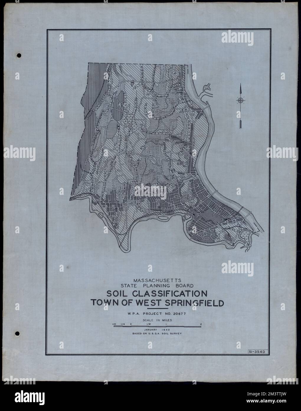 Classificazione del suolo Città di West Springfield , strade, città, mappatura dell'uso del suolo, mappatura del suolo, Stati Uniti. Works Progress Administration, Stati Uniti. Amministrazione dei progetti di lavoro. Massachusetts. Consiglio di pianificazione statale Foto Stock