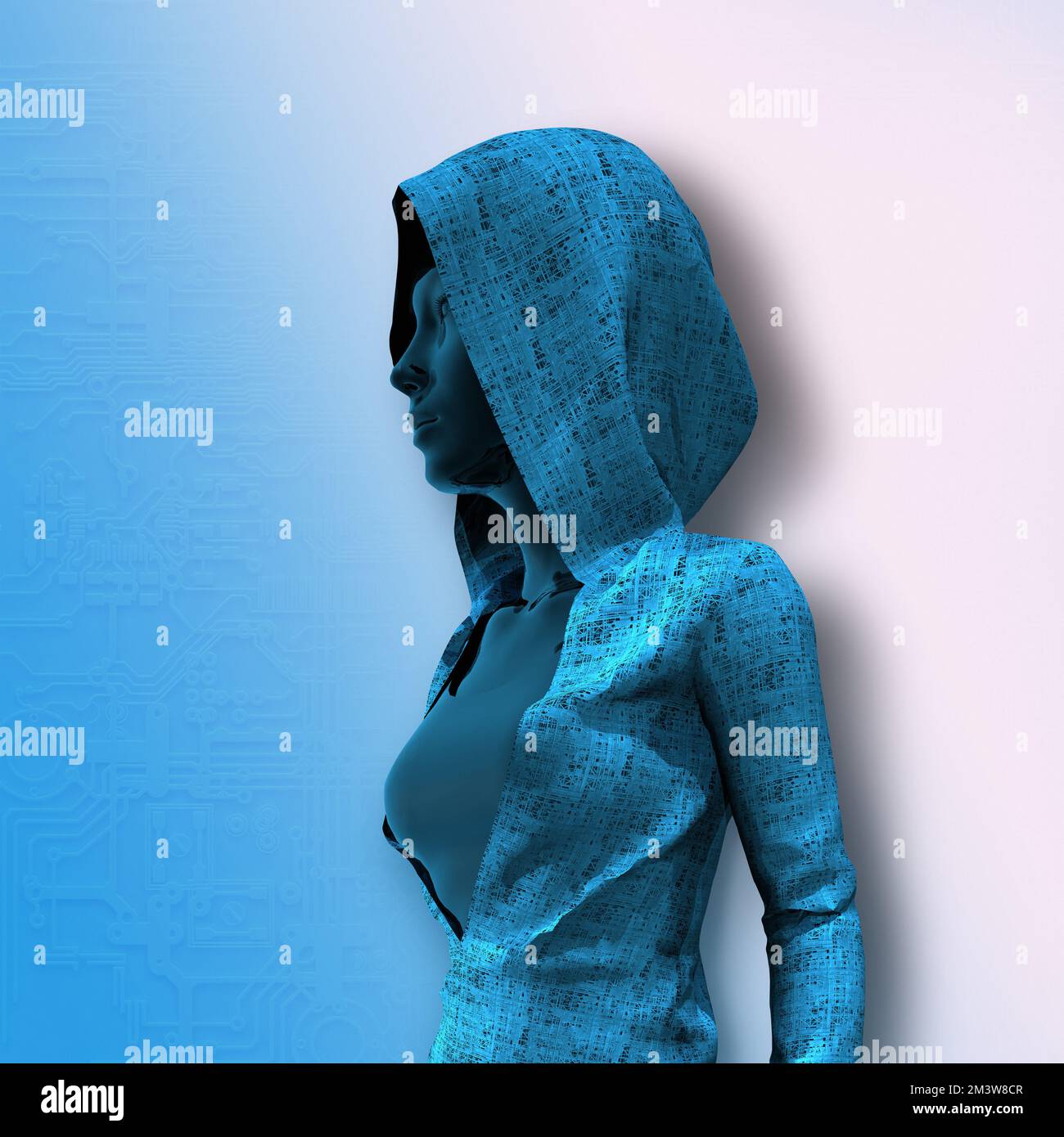 Abbigliamento elegante, illustrazione concettuale Foto Stock