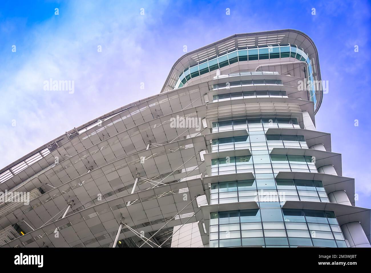 Biblioteca Nazionale di Singapore. E' l'edificio principale del National Library Board, che include la Lee Kong Chian Reference Library e la Central P Foto Stock