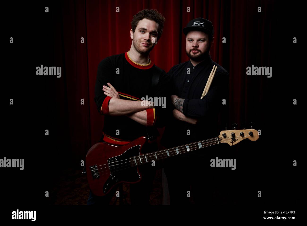 Ritratto della rock band Royal Blood al O2 Guildhall, Southampton, 19 maggio 2017. Foto Stock