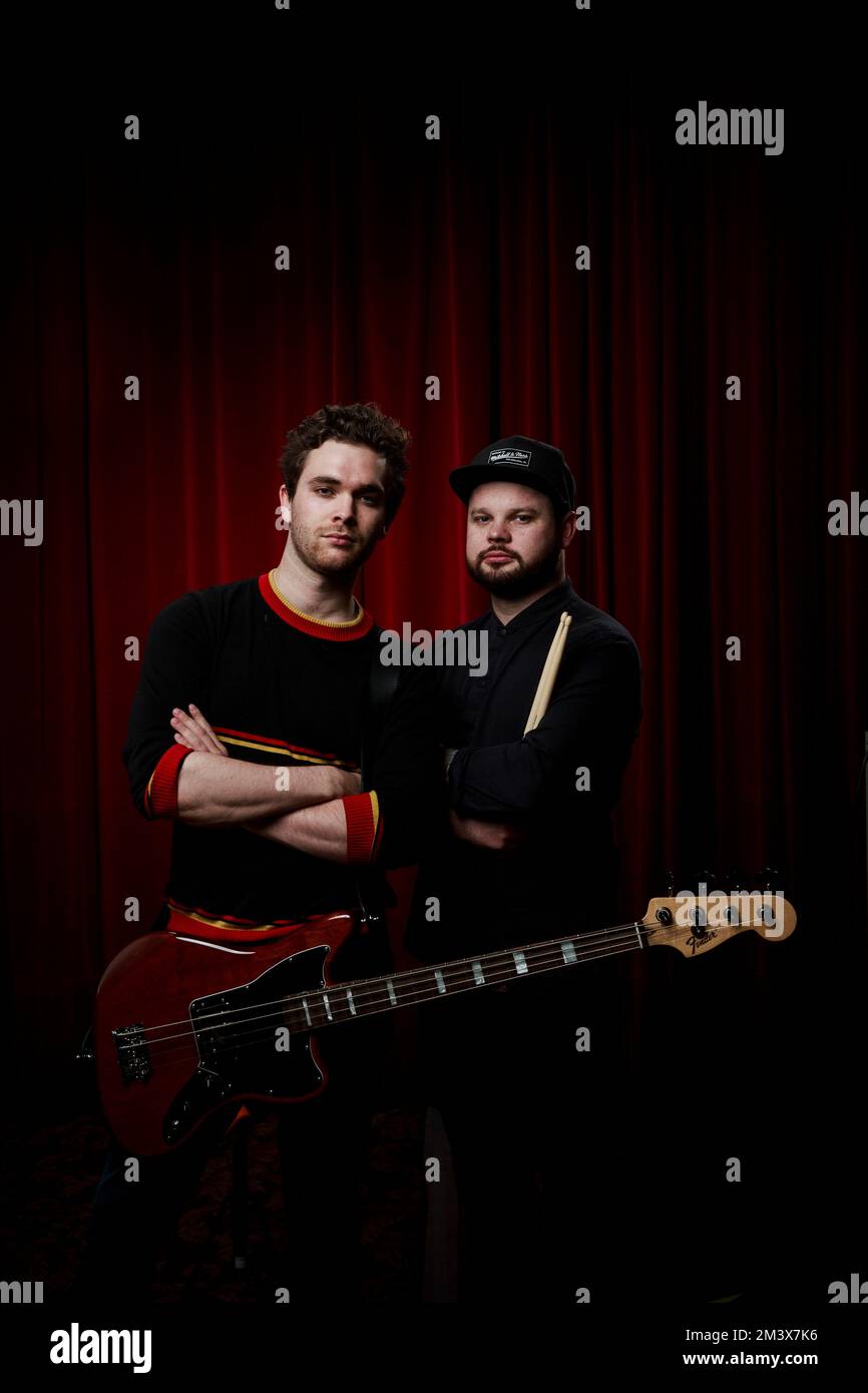 Ritratto della rock band Royal Blood al O2 Guildhall, Southampton, 19 maggio 2017. Foto Stock