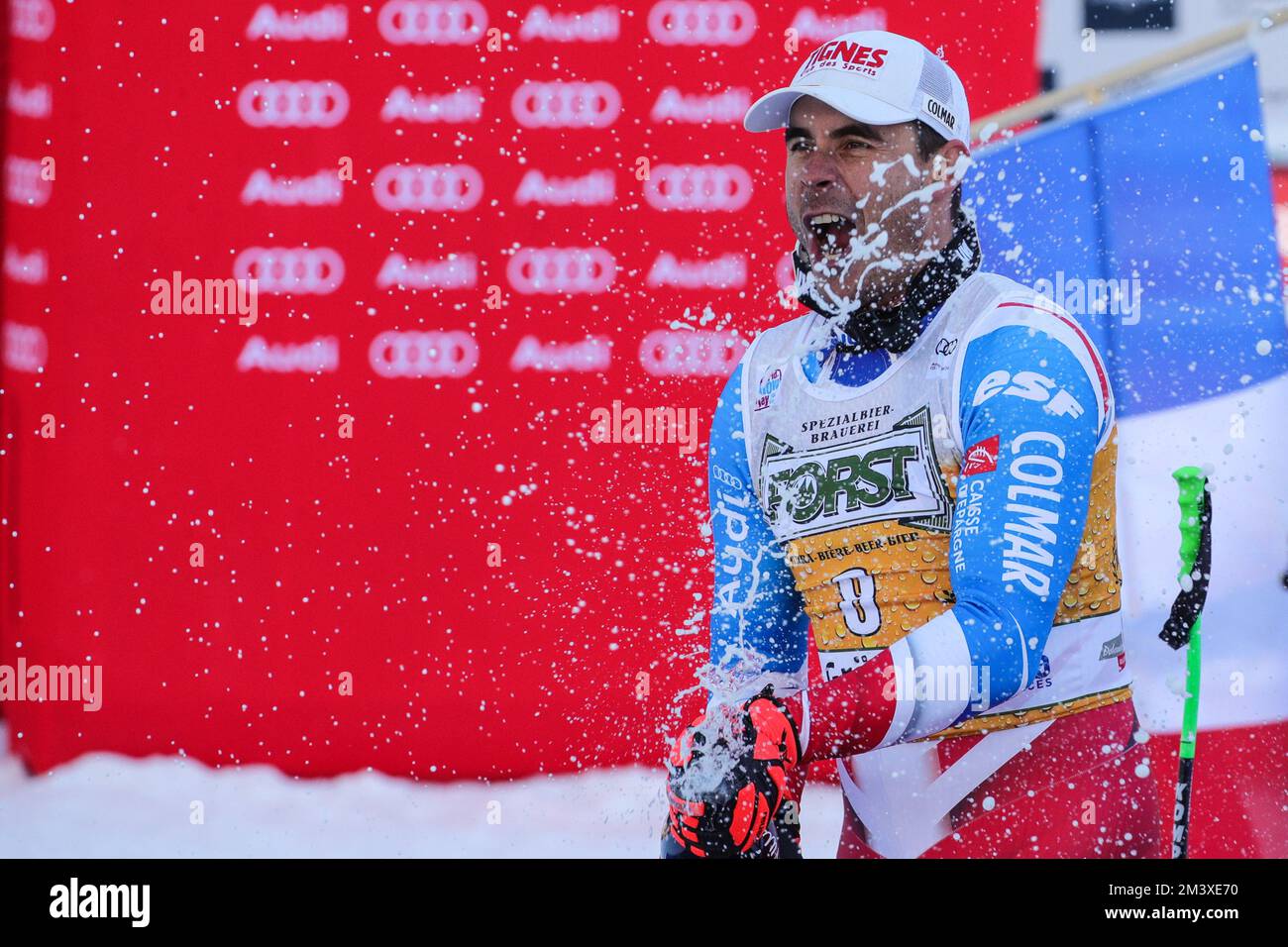 Santa Cristina Val Gardena. 17th Dec, 2022. 2022-2023 AUDI FIS MONDO ALPINO MONDO SCI CUPDH UOMINI Val Gardena/Groeden, Trentino, Italia 2022-12-17 - Sabato Foto Mostra CLAREY Johan (fra) SECONDO CLASSIFICATO Credit: Agenzia indipendente per le foto/Alamy Live News Foto Stock