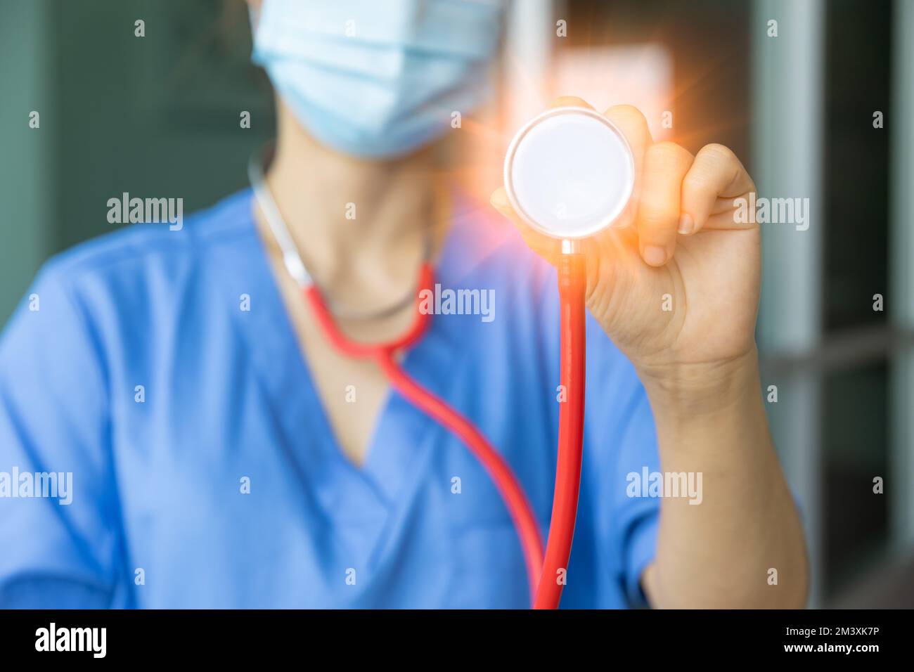 health check up servizio sanitario in clinica o ospedale ricordare pacchetto promuovere concetto Foto Stock