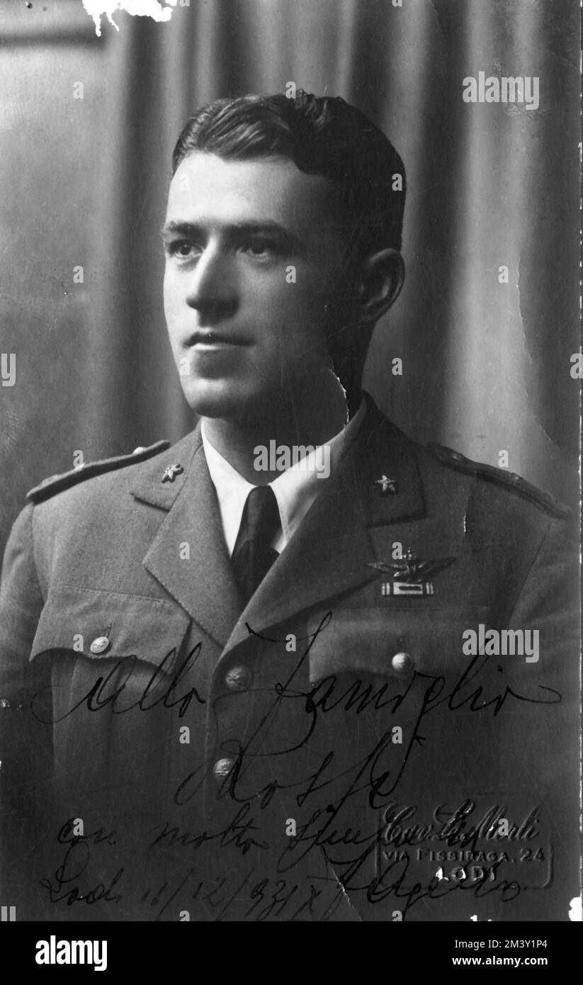 Francesco Agello - Sottotenente Aeronautica 1933 (1) Foto Stock