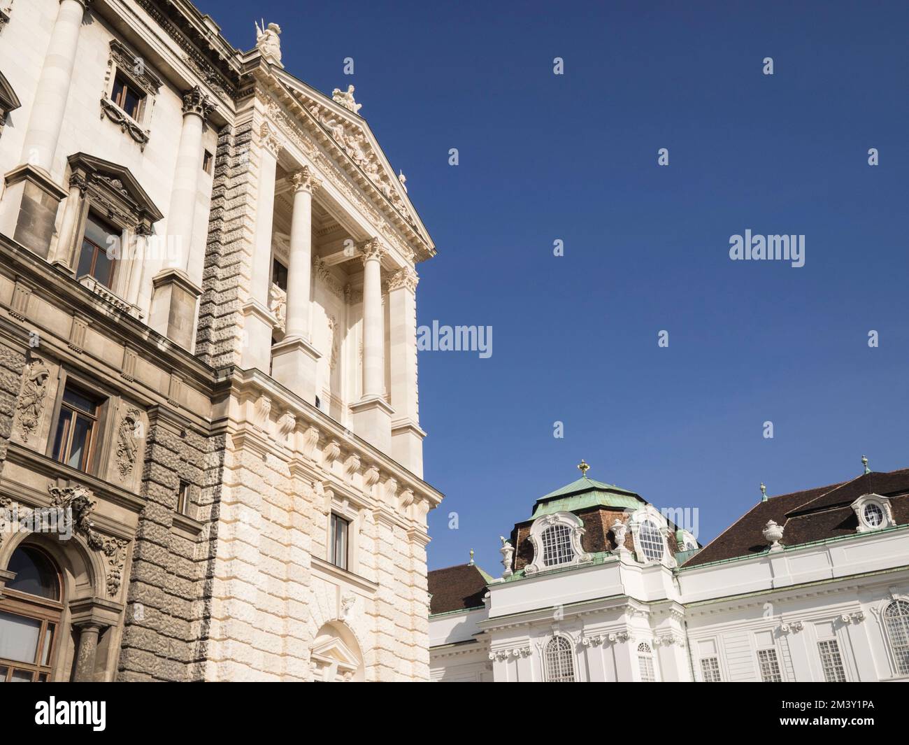 Architettura dell'Hofburg, Vienna, Austria, Europa Foto Stock