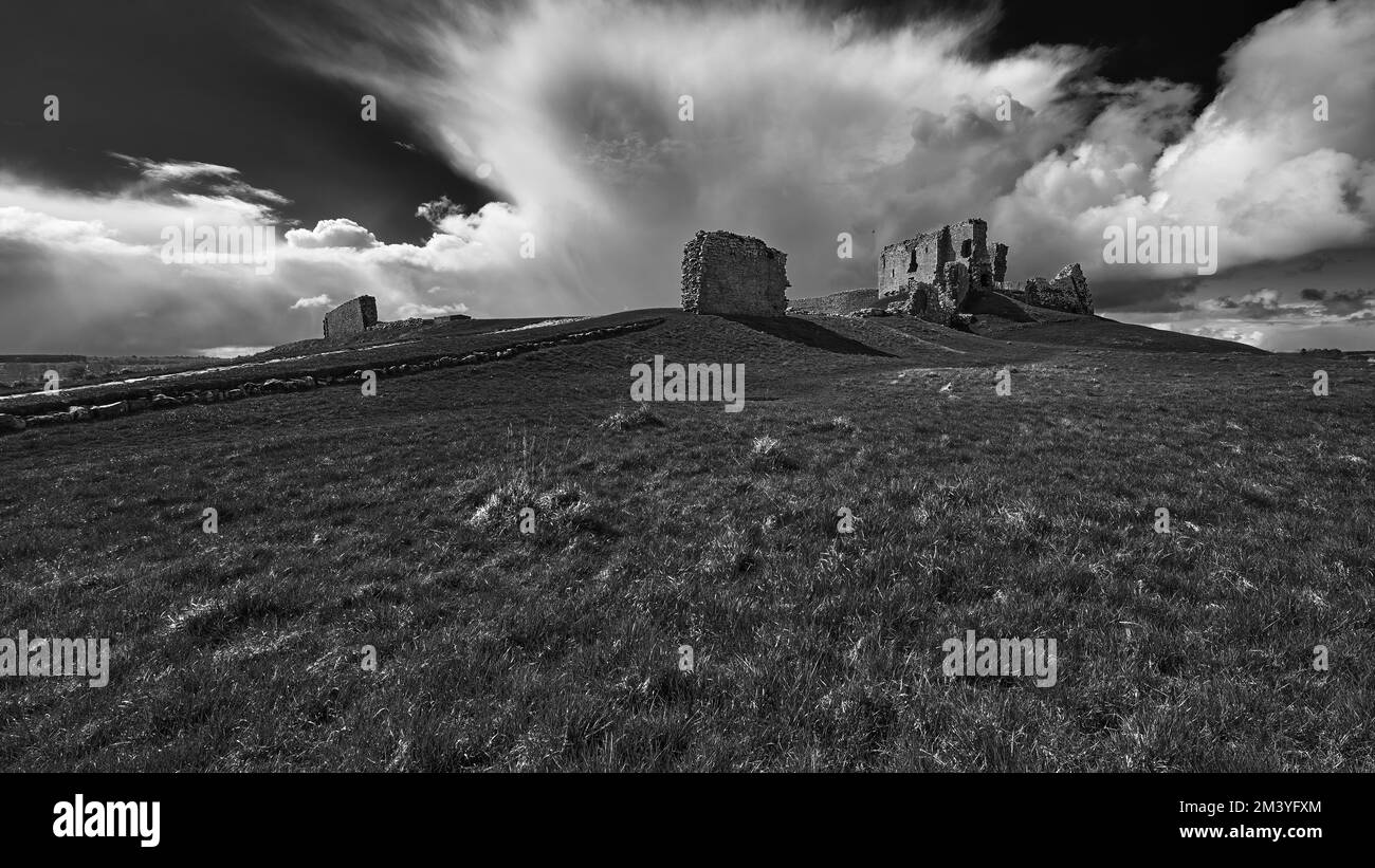 Duffus Castle Foto Stock