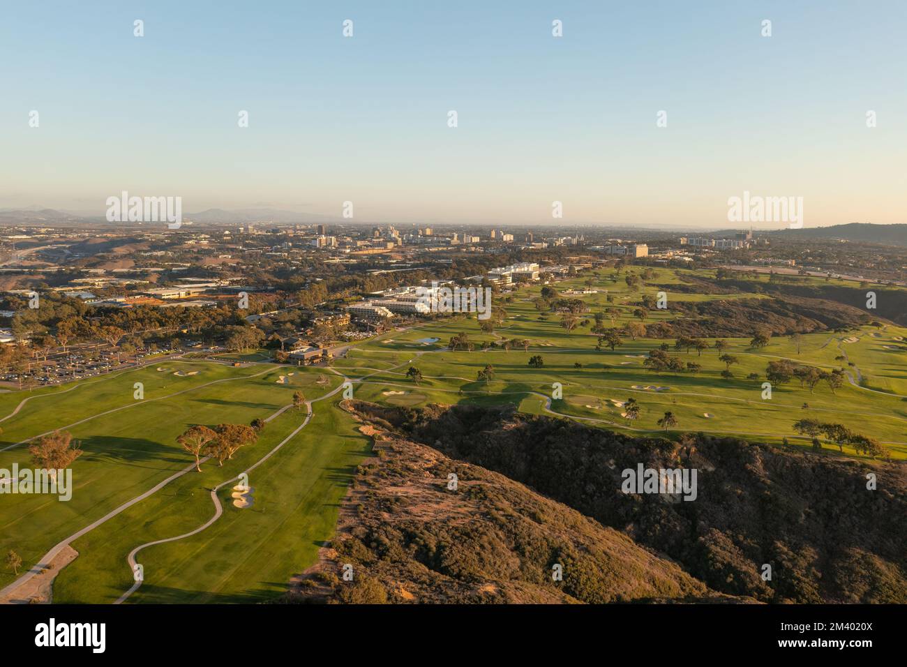 Campo da golf al Torrey Pines di la Jolla, California Foto Stock