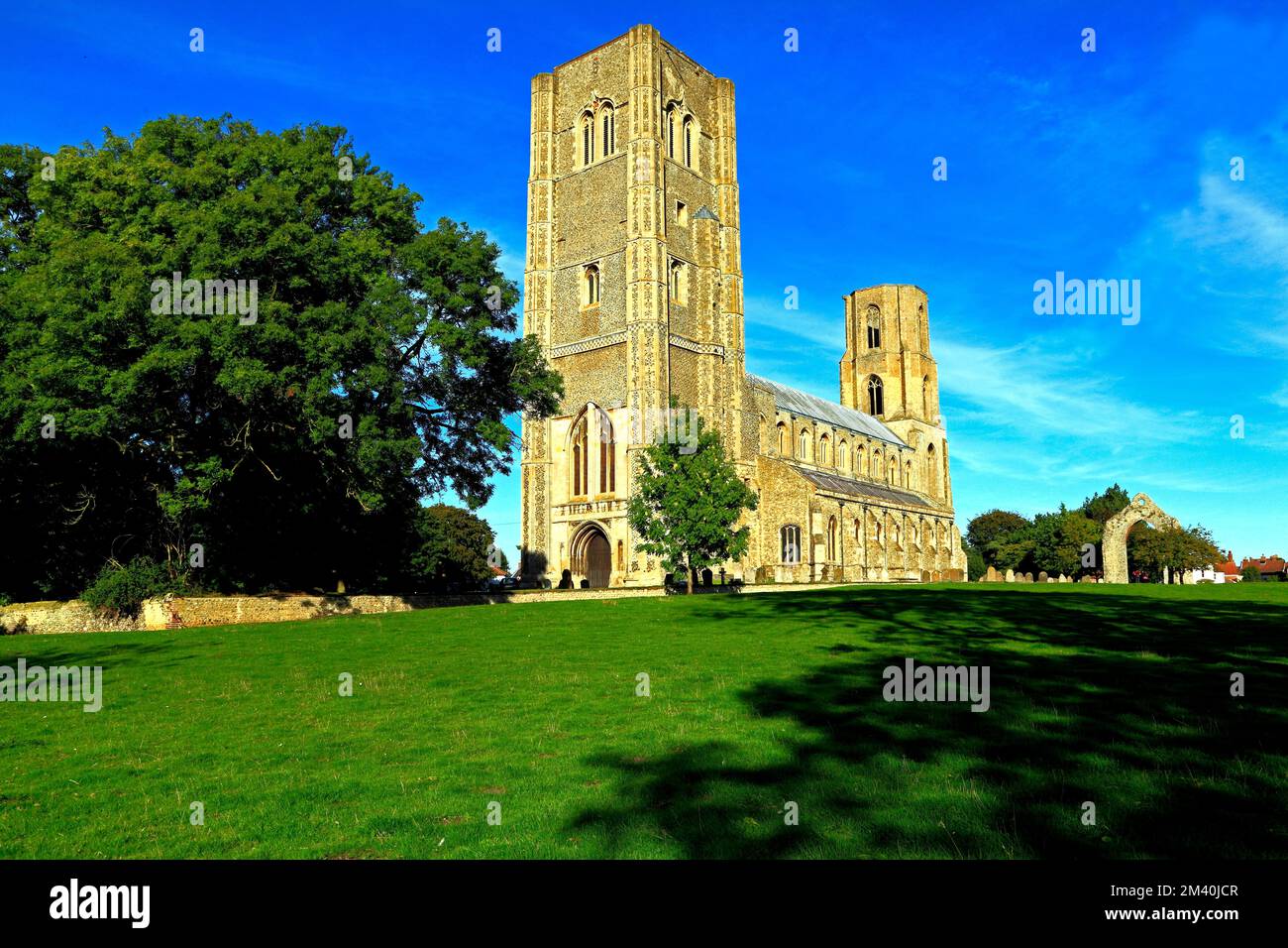 Wymondham Abbey, chiesa abbaziale medievale, Norfolk, Inghilterra, Regno Unito Foto Stock