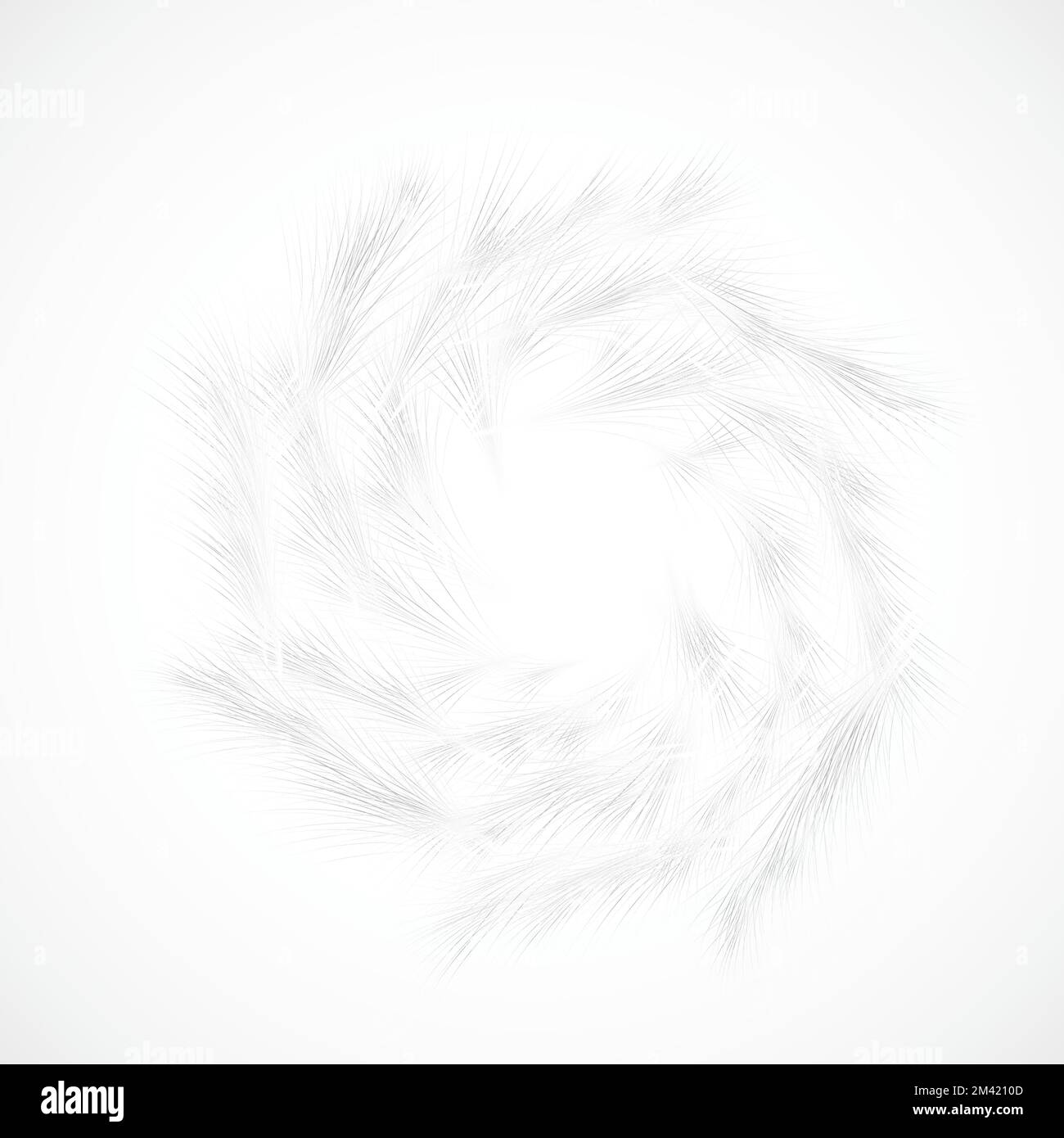 Figura poliedrica astratta lineare con vortice a spirale. Immagine di sfondo vettoriale Illustrazione Vettoriale