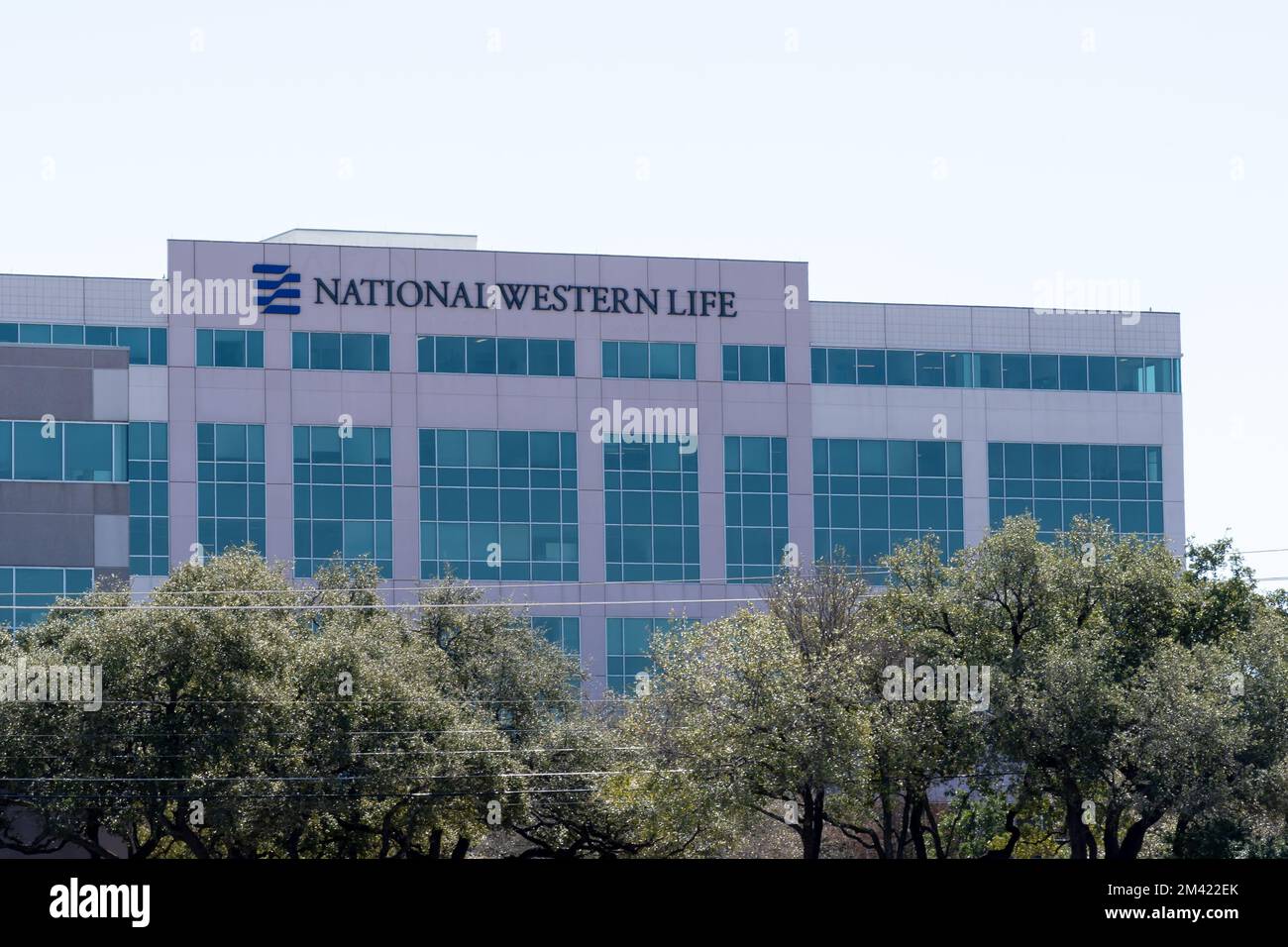 Uffici esecutivi della National Western Life ad Austin, Texas, Stati Uniti. Foto Stock