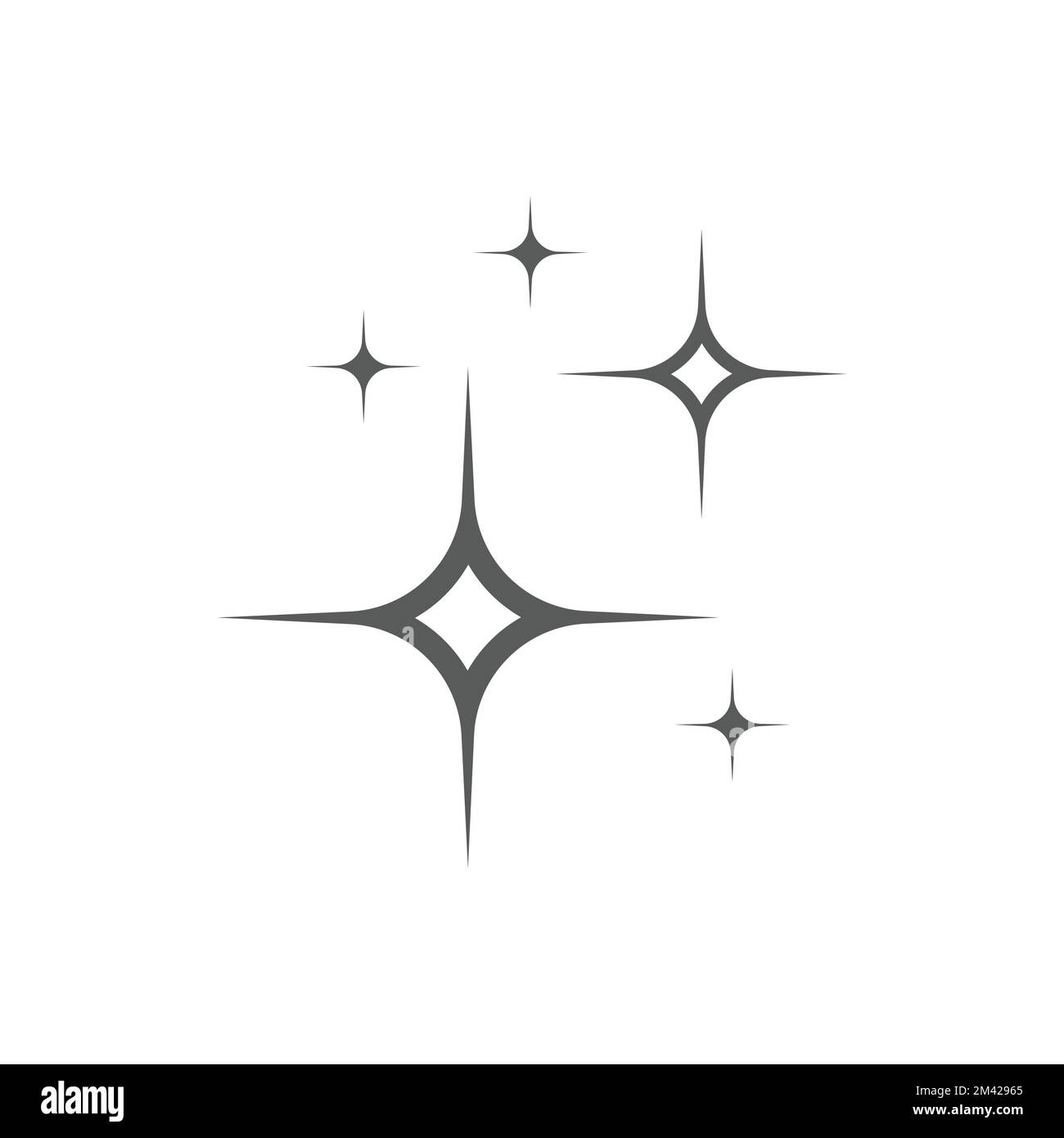 Icona vettoriale nera pulita, brillante e brillante. Simbolo di riempimento a stella. Illustrazione Vettoriale