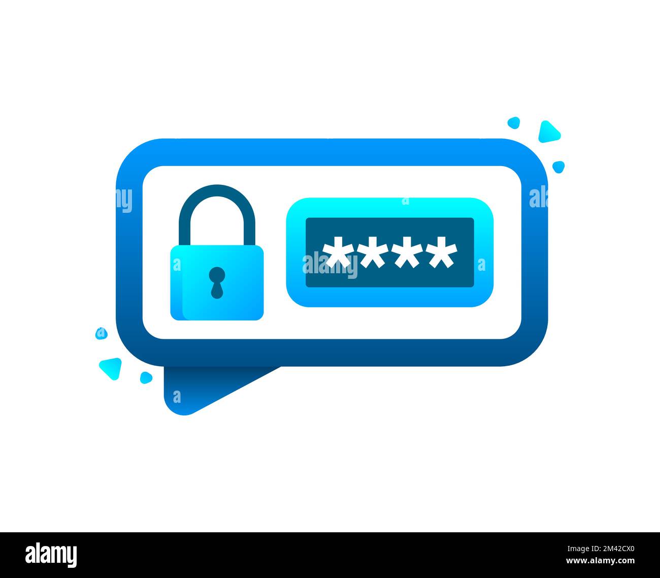 Autenticazione in due fasi. 2FA - verifica a due fattori. Accesso privato. Accedere all'account Illustrazione Vettoriale