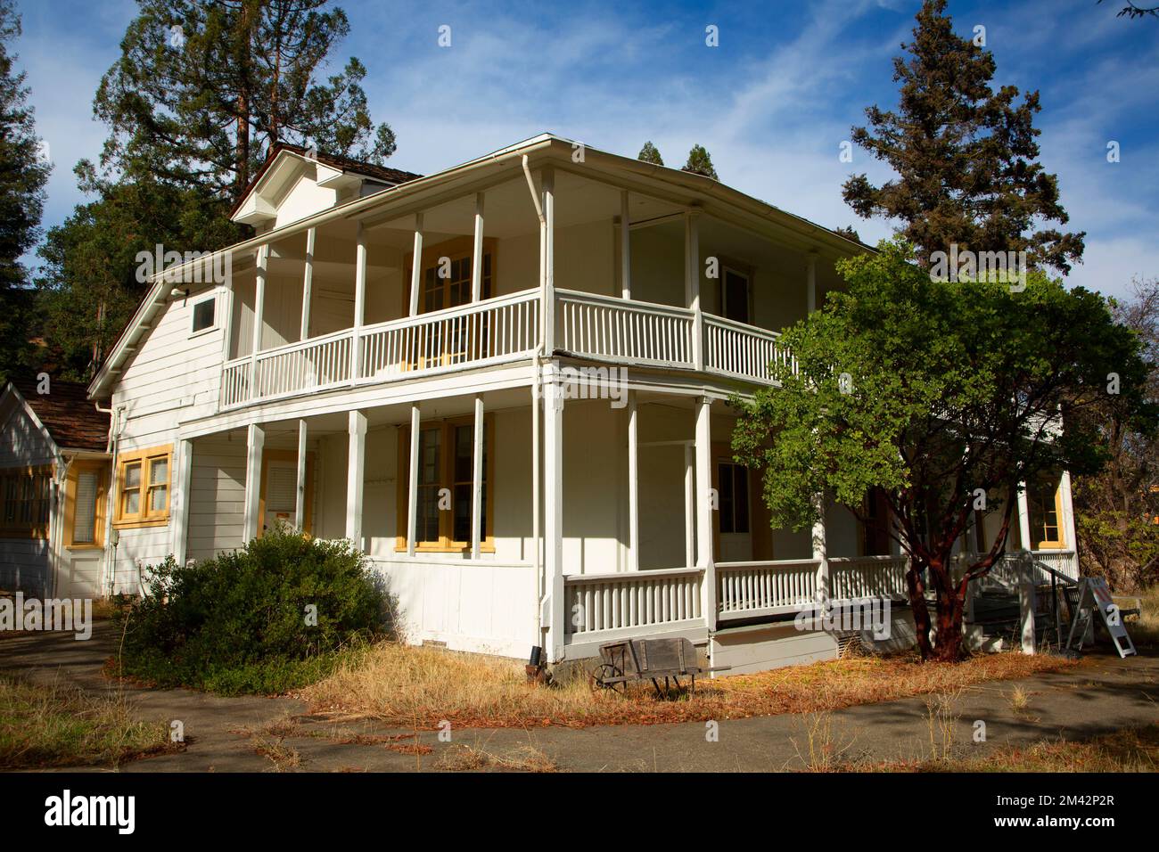 Martinez Adobe, John Muir National Historic Site, Martinez, California Foto Stock