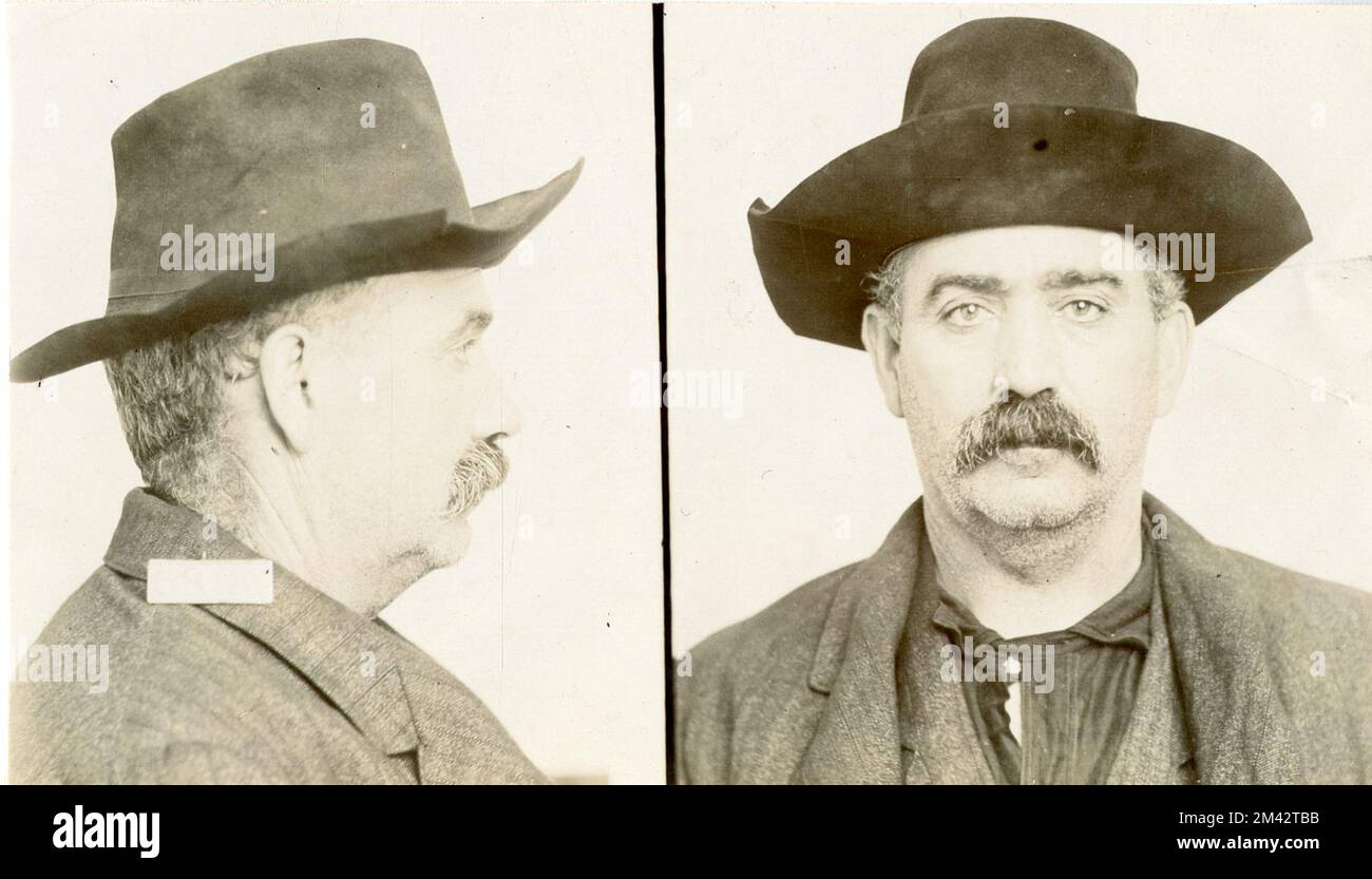 Fotografia di Henry Wells. Bureau of Prisons, Inmate casi fascicoli. Foto Stock