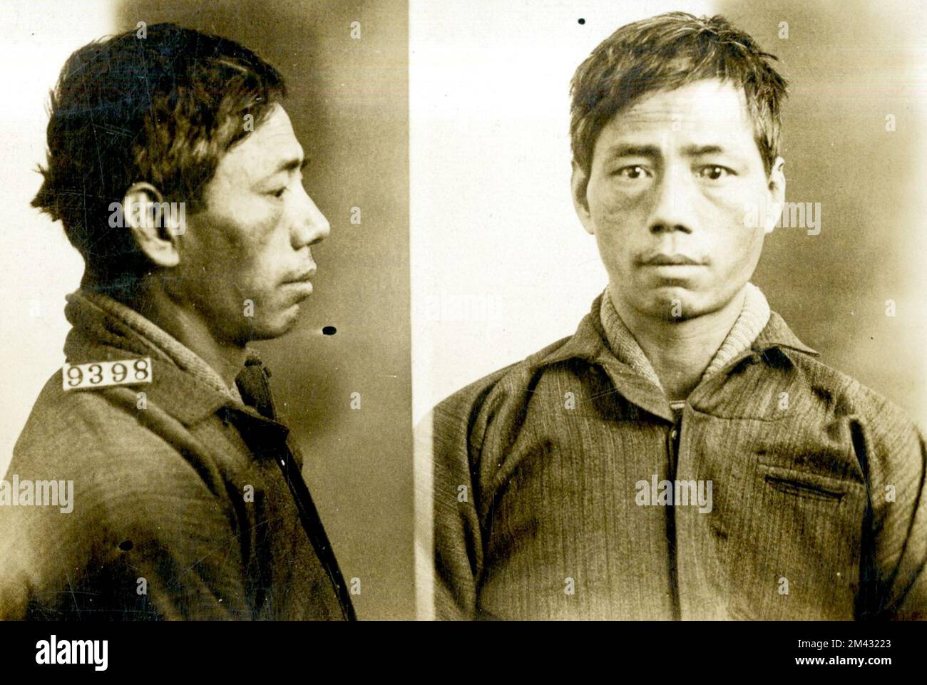 Fotografia di Louis Hie. Bureau of Prisons, Inmate casi fascicoli. Foto Stock