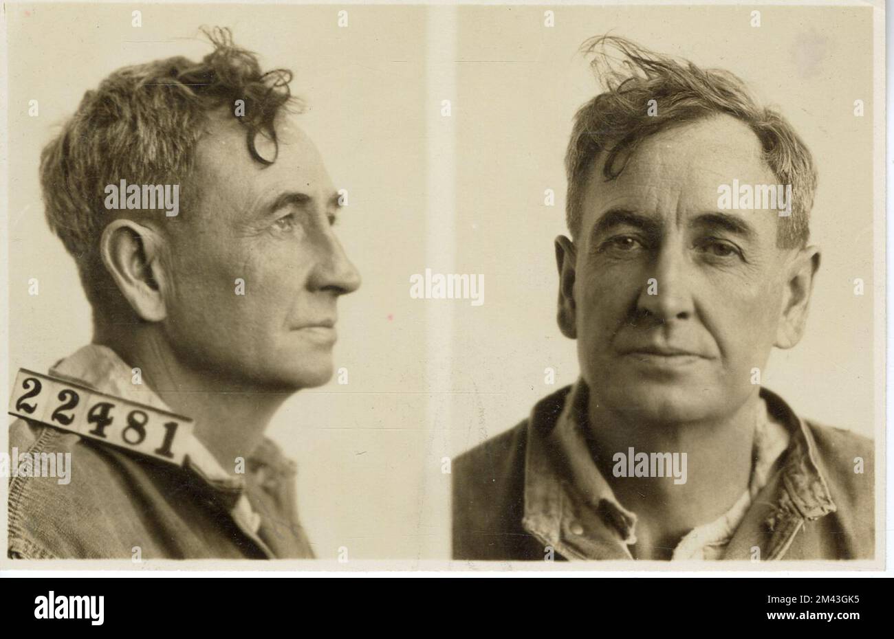 Fotografia di Robert Patrick. Bureau of Prisons, Inmate casi fascicoli. Foto Stock