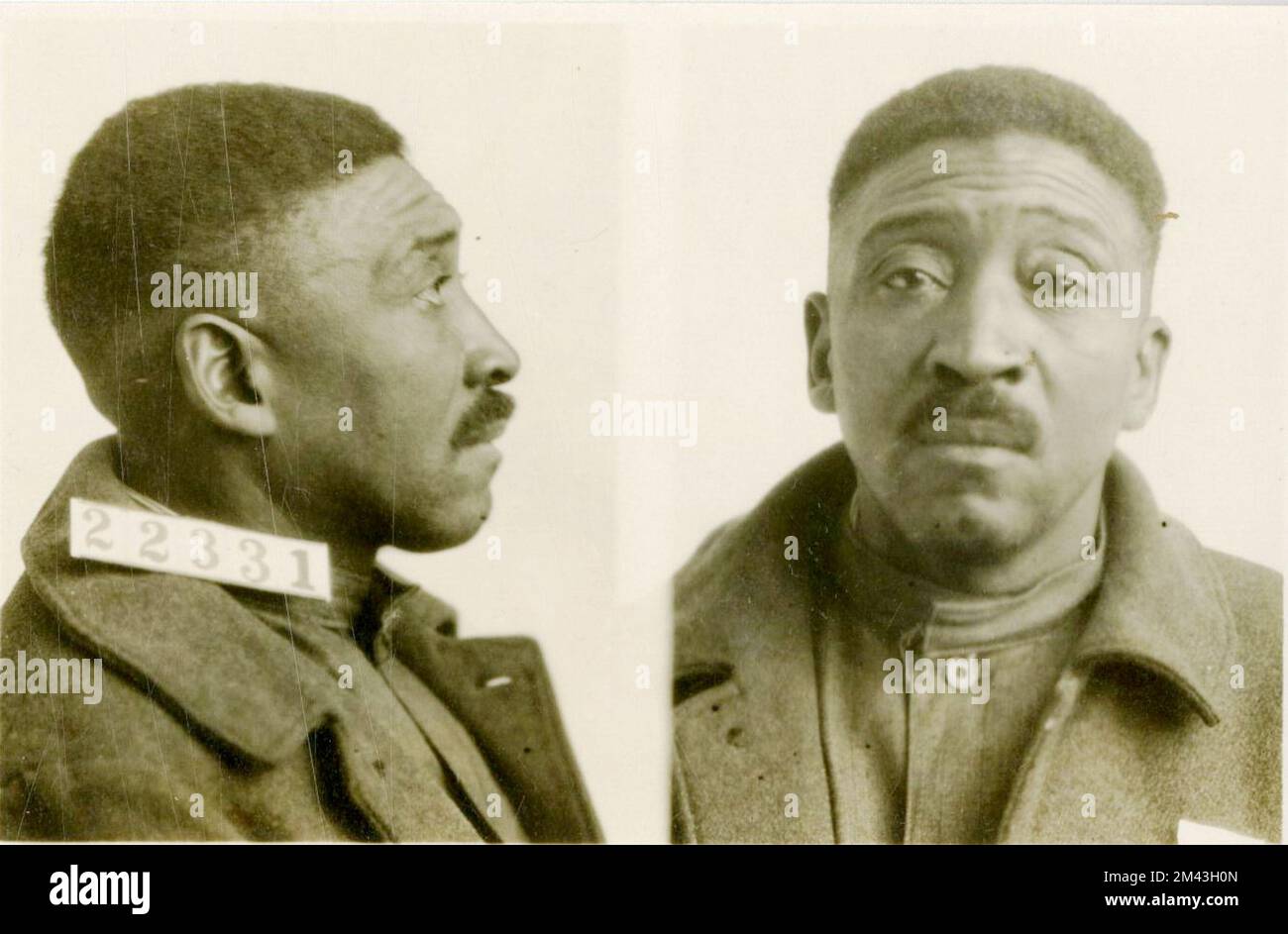 Fotografia di Robert Irwin. Bureau of Prisons, Inmate casi fascicoli. Foto Stock