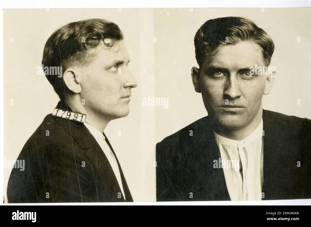 Fotografia di Lewis C. Short. Bureau of Prisons, Inmate casi fascicoli. Foto Stock