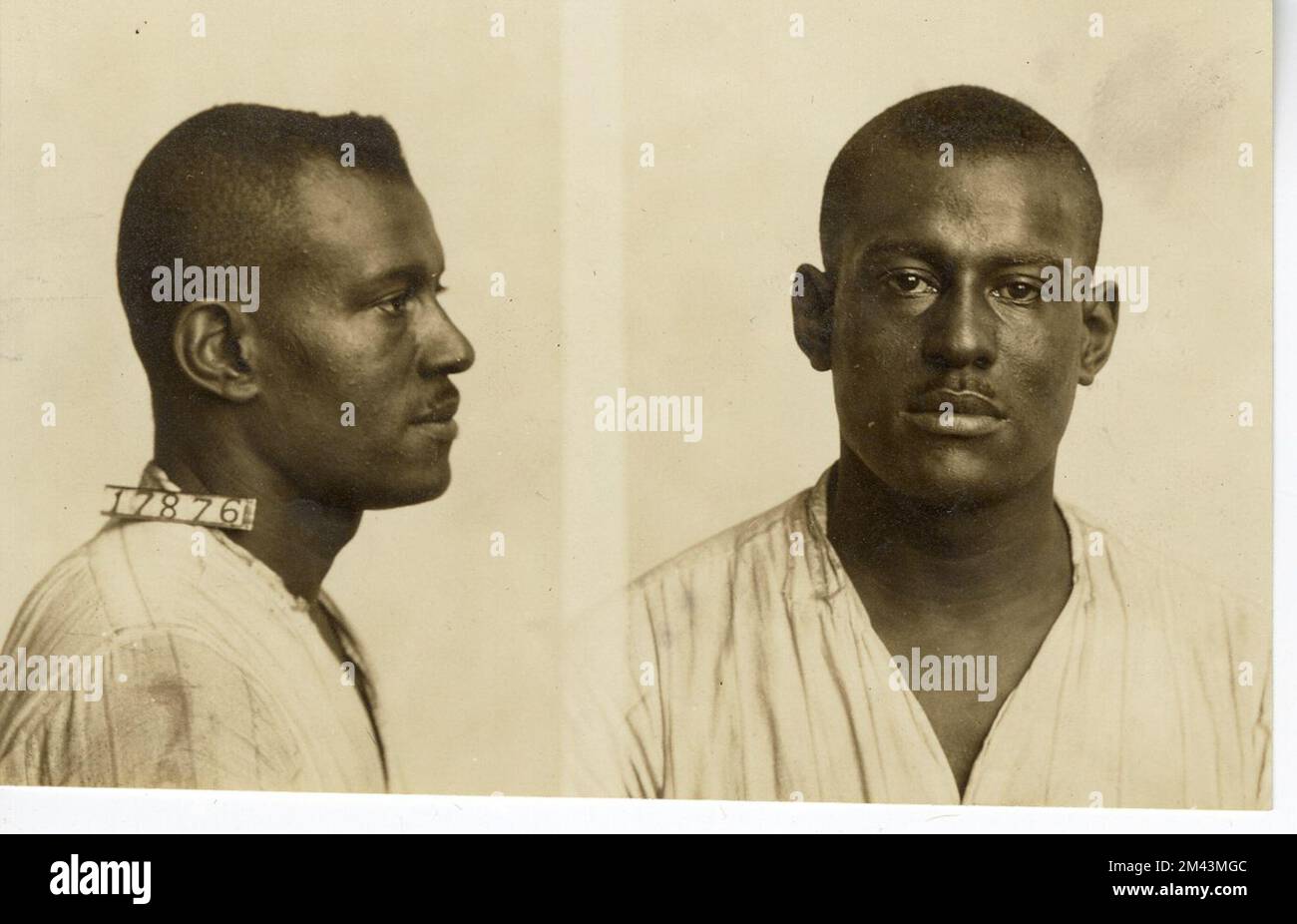 Fotografia di Alphonzo Joseph Nash. Bureau of Prisons, Inmate casi fascicoli. Foto Stock
