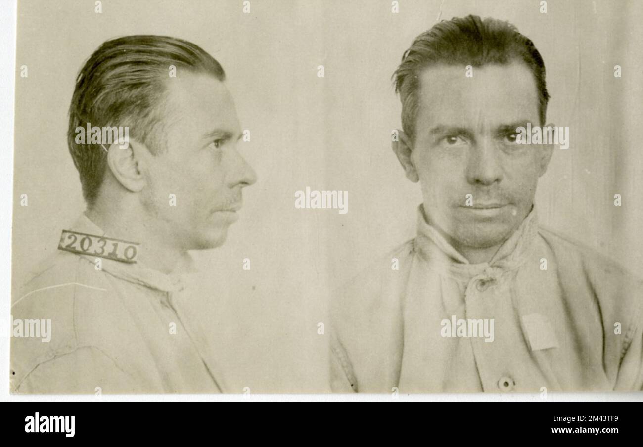 Fotografia di George E. Sammon. Bureau of Prisons, Inmate casi fascicoli. Foto Stock