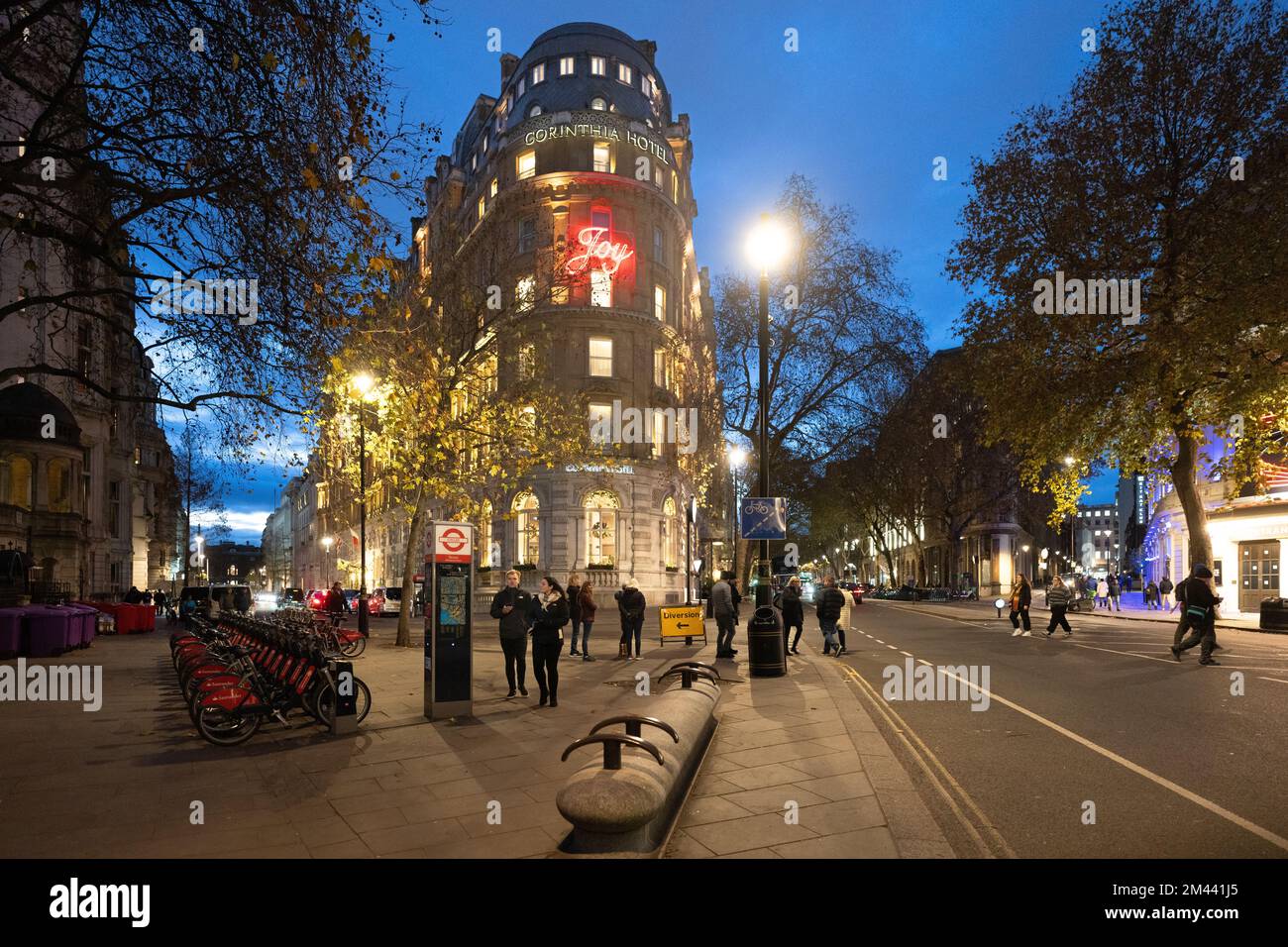 Corinthia London, Hotel di lusso a Londra, Whitehall Place, Westminster Foto Stock