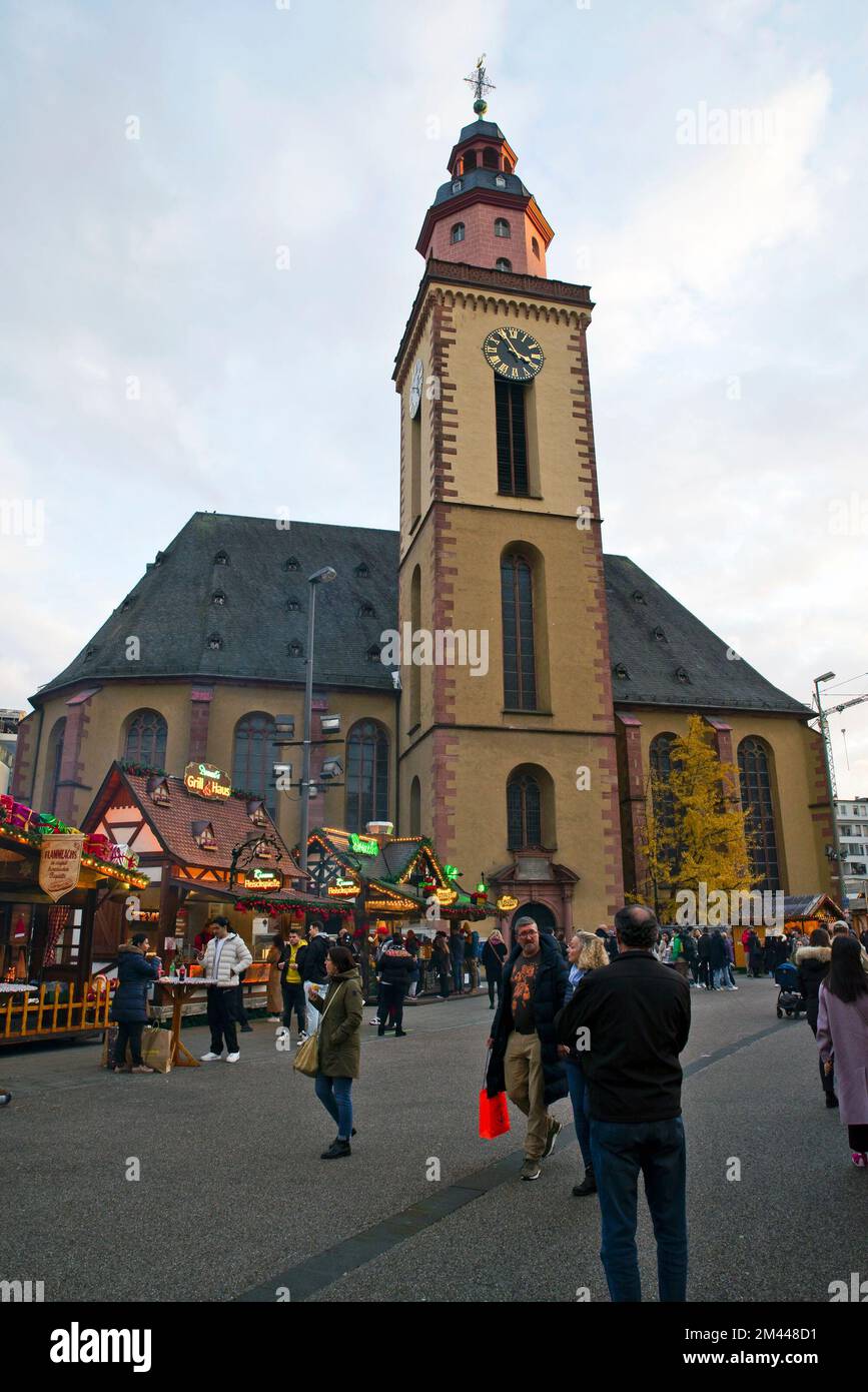 St Chiesa di Caterina, Francoforte Foto Stock