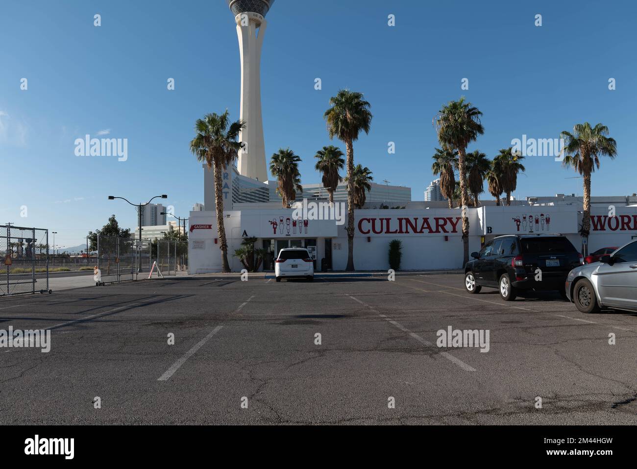 La sede e gli uffici della Culinary Workers Union a Las Vegas, Nevada Foto Stock