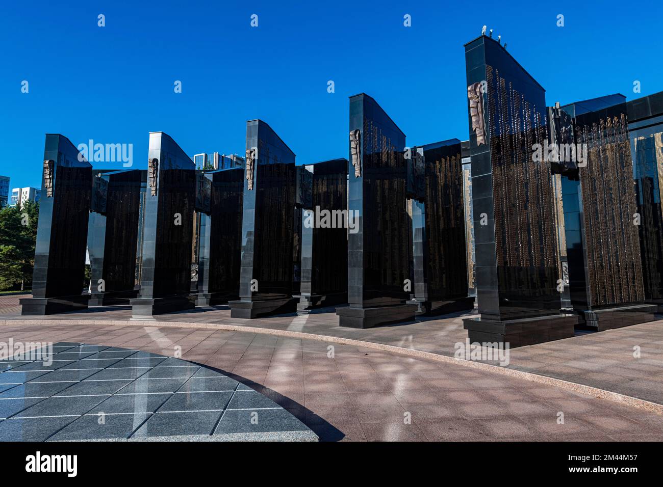 WW II Memorial, Khabarovsk, Khabarovsk Krai, Russia Foto Stock