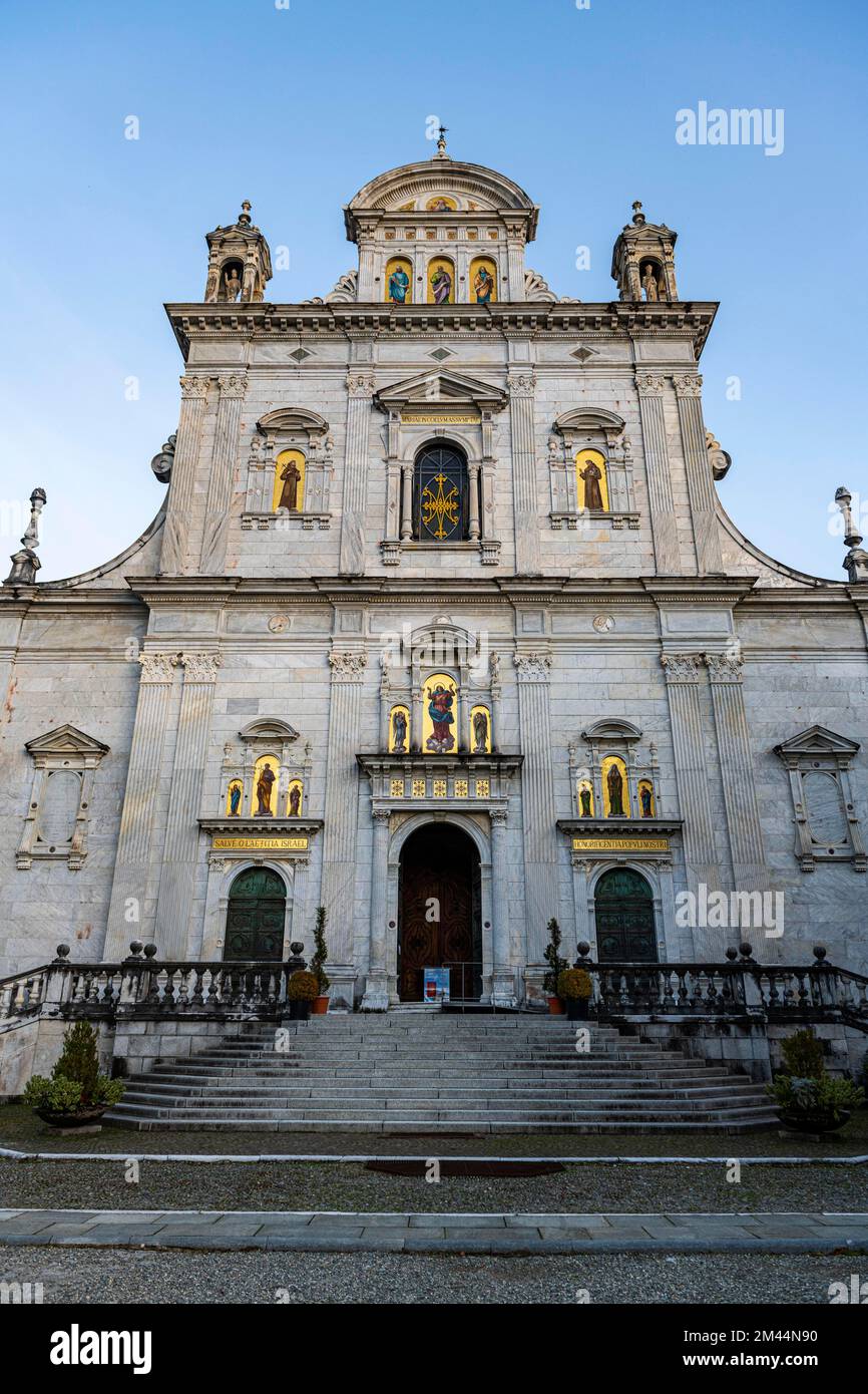 Sito patrimonio mondiale dell'UNESCO Sacro Monte de Varallo Foto Stock