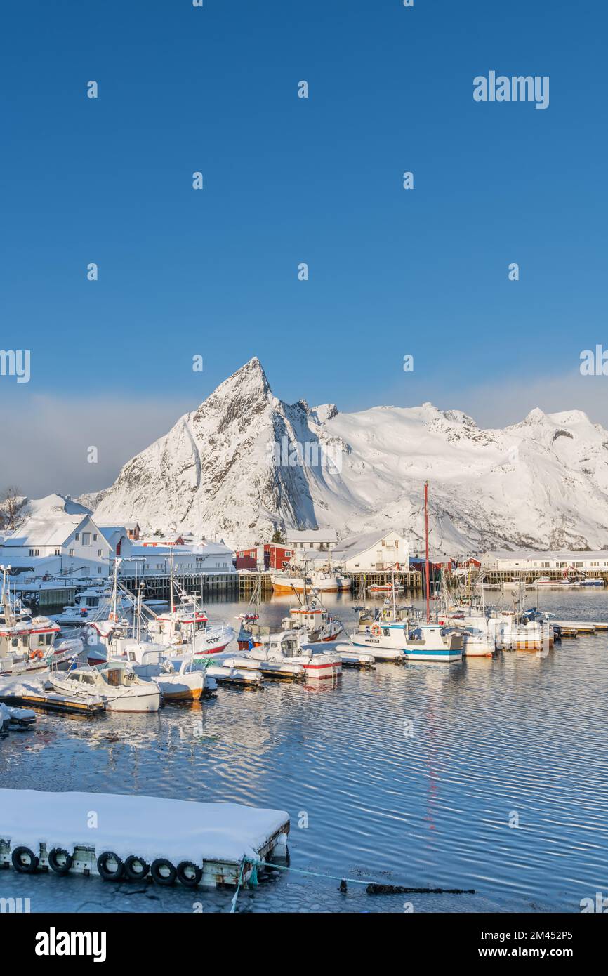 Immagine a colori Isole Lofoten, Norvegia Scandinavia Foto Stock