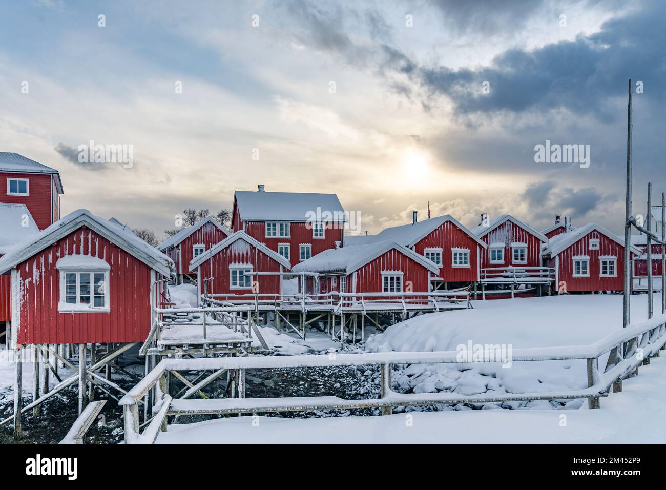 Immagine a colori Isole Lofoten, Norvegia Scandinavia Foto Stock