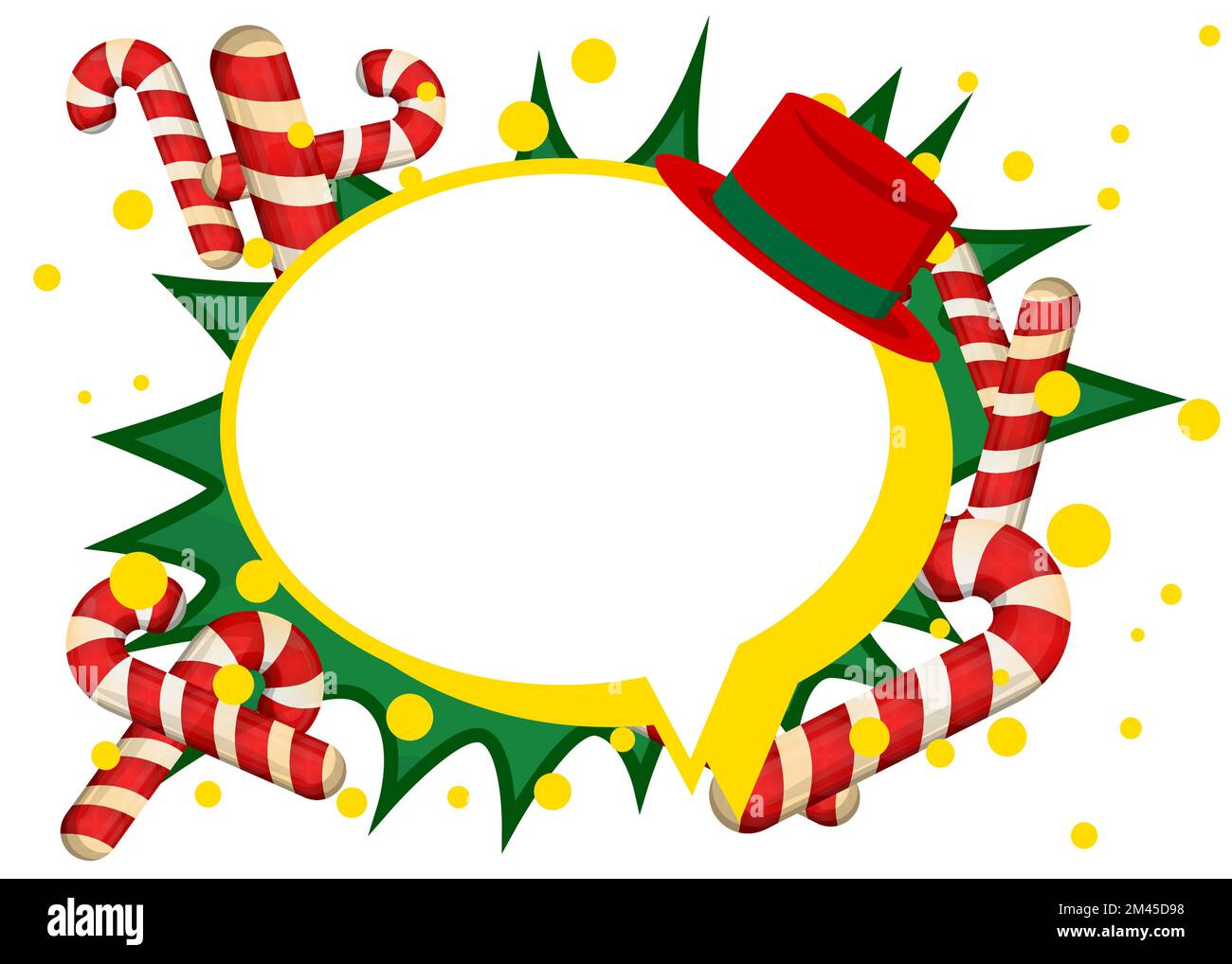 Illustrazione di sfondo di Natale. Cartoon poster evento vacanza. Illustrazione Vettoriale