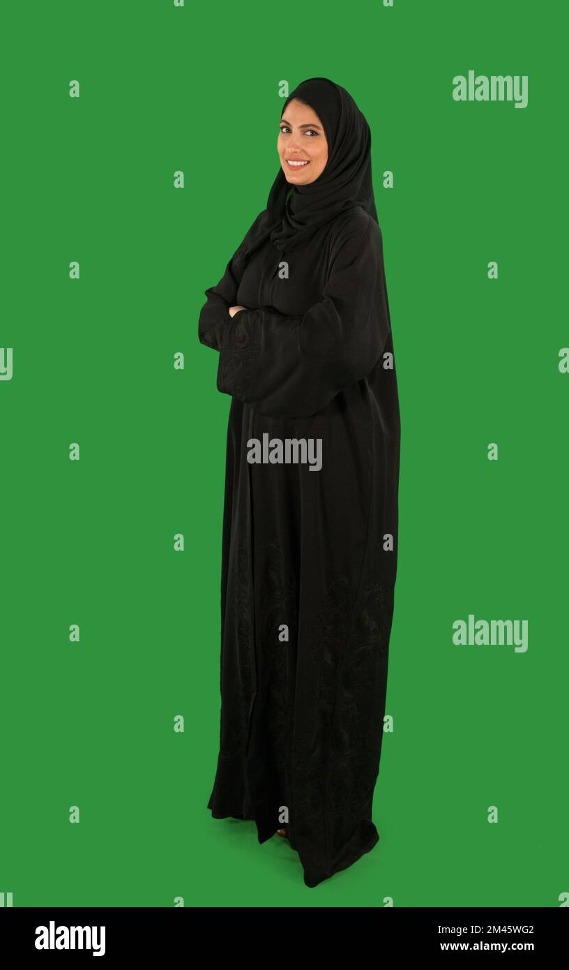 Ritratto di una donna araba. Foto Stock