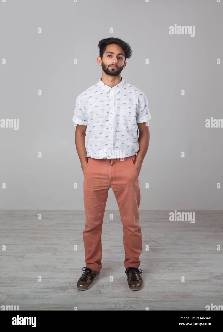 Ritratto di un arabo expat. Foto Stock