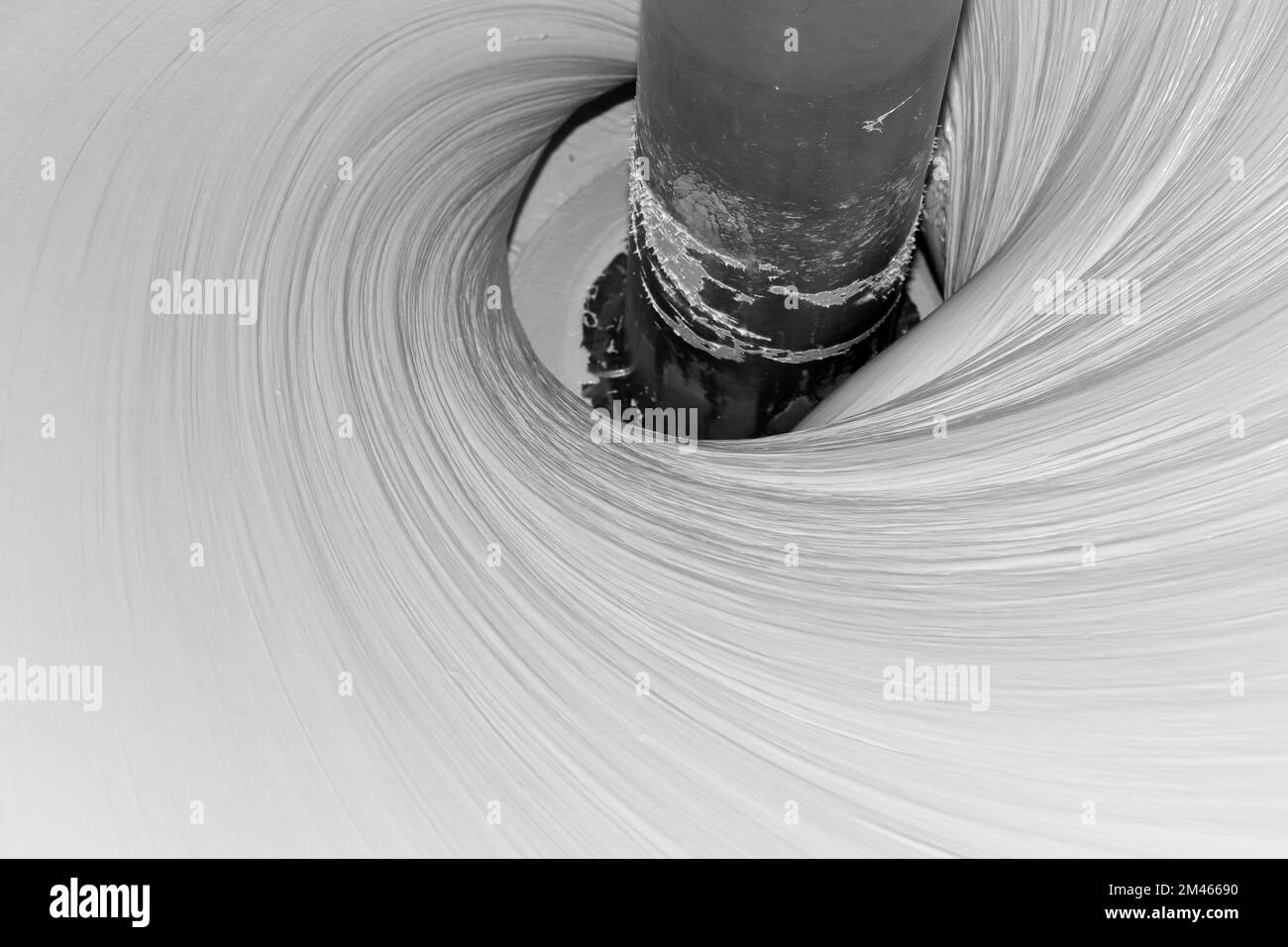 produzione di vernici industriali generiche o vernici per legno Foto Stock