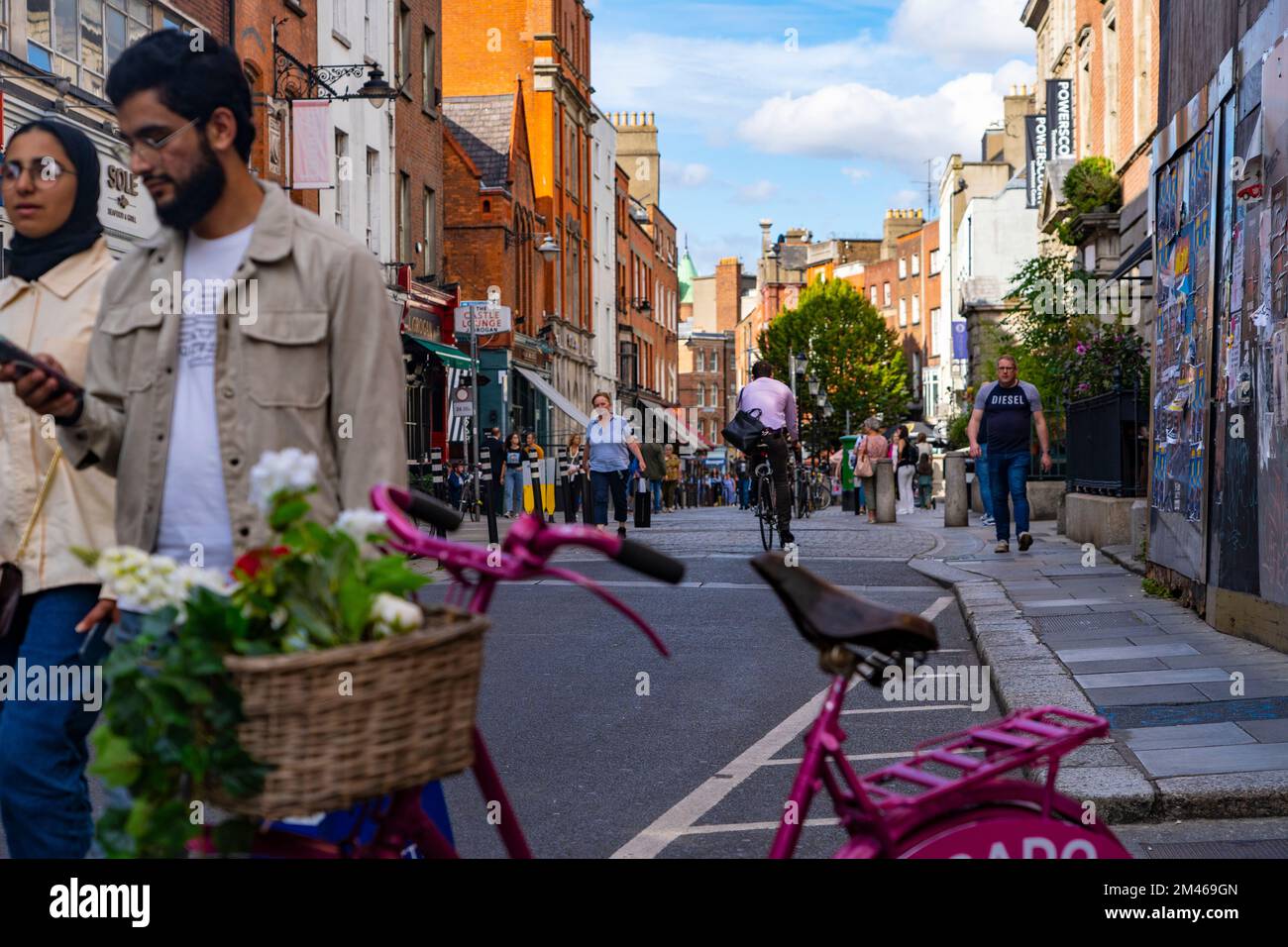South William Street, Dublino, Irlanda Foto Stock
