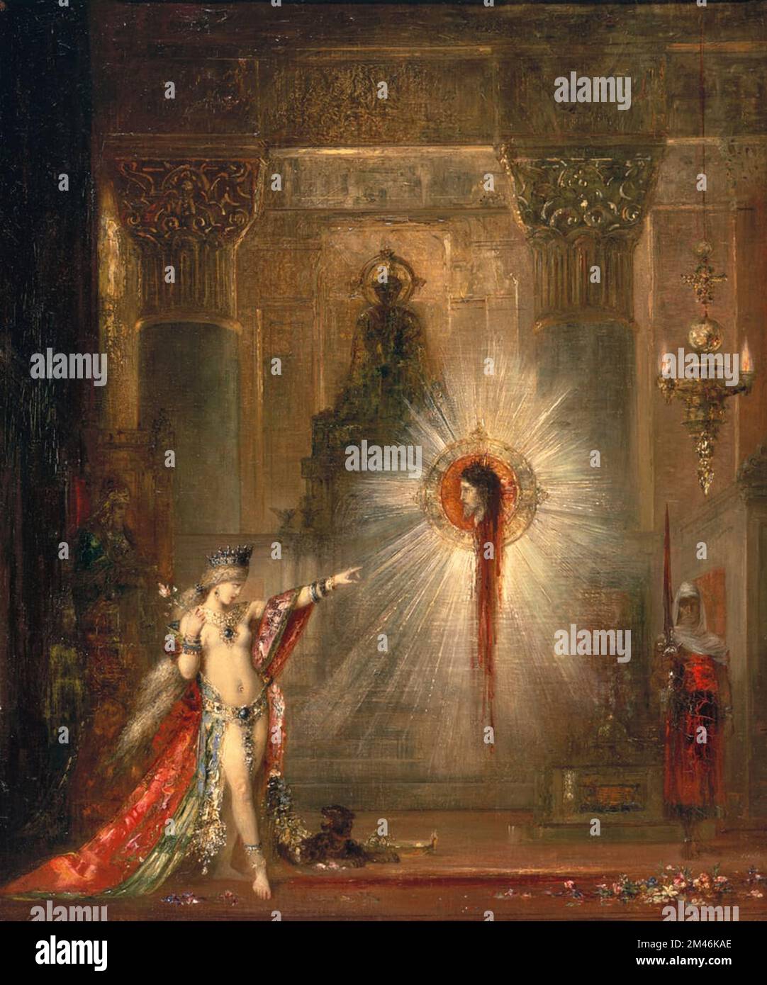 gustave moreau pittura d'epoca Foto Stock