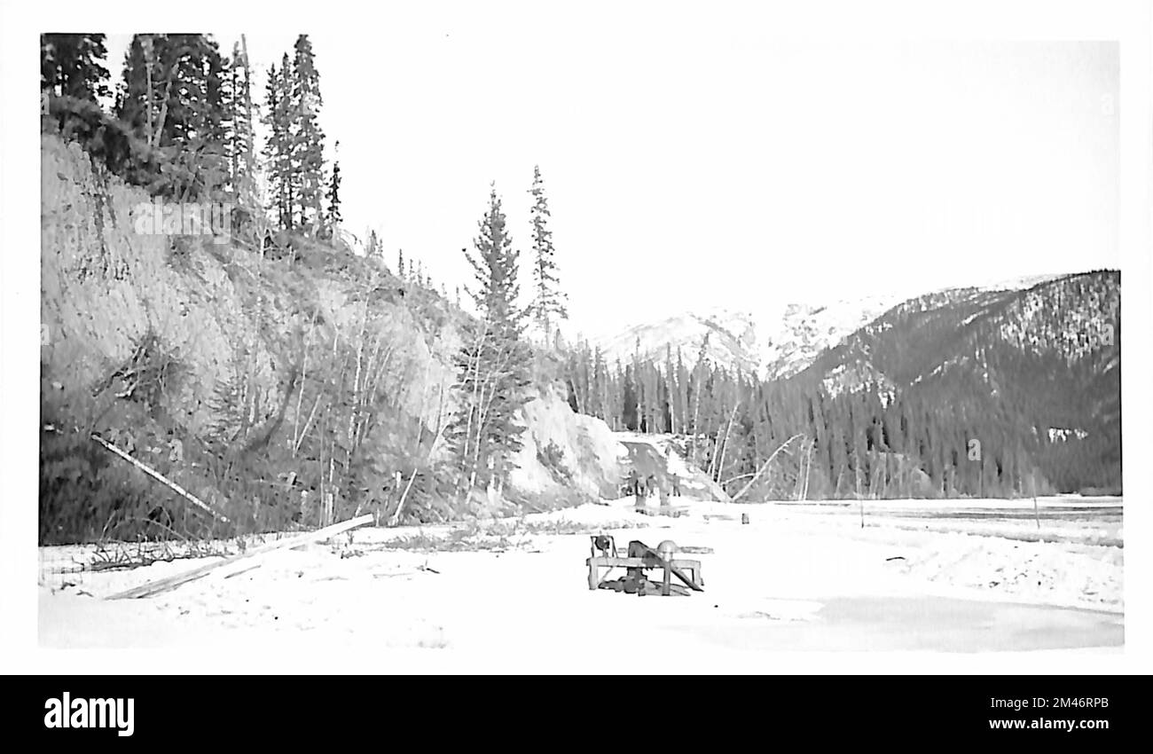 Alaska Highway. Didascalia originale: Foto No. 10/Fr. N. 3003. Stato: Alaska. Foto Stock