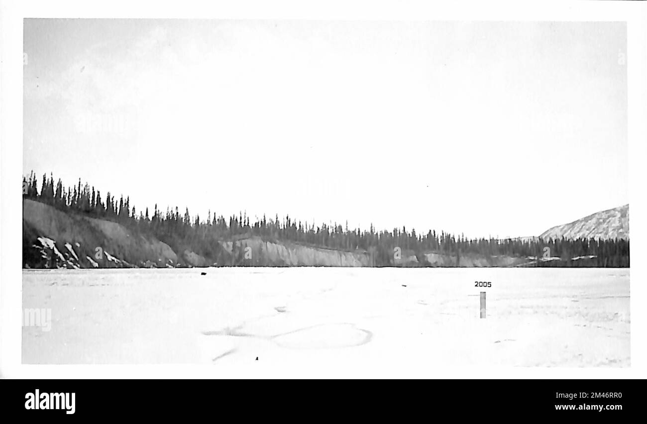 Alaska Highway. Didascalia originale: Foto No. 7/Fr. N. 3005. Stato: Alaska. Foto Stock