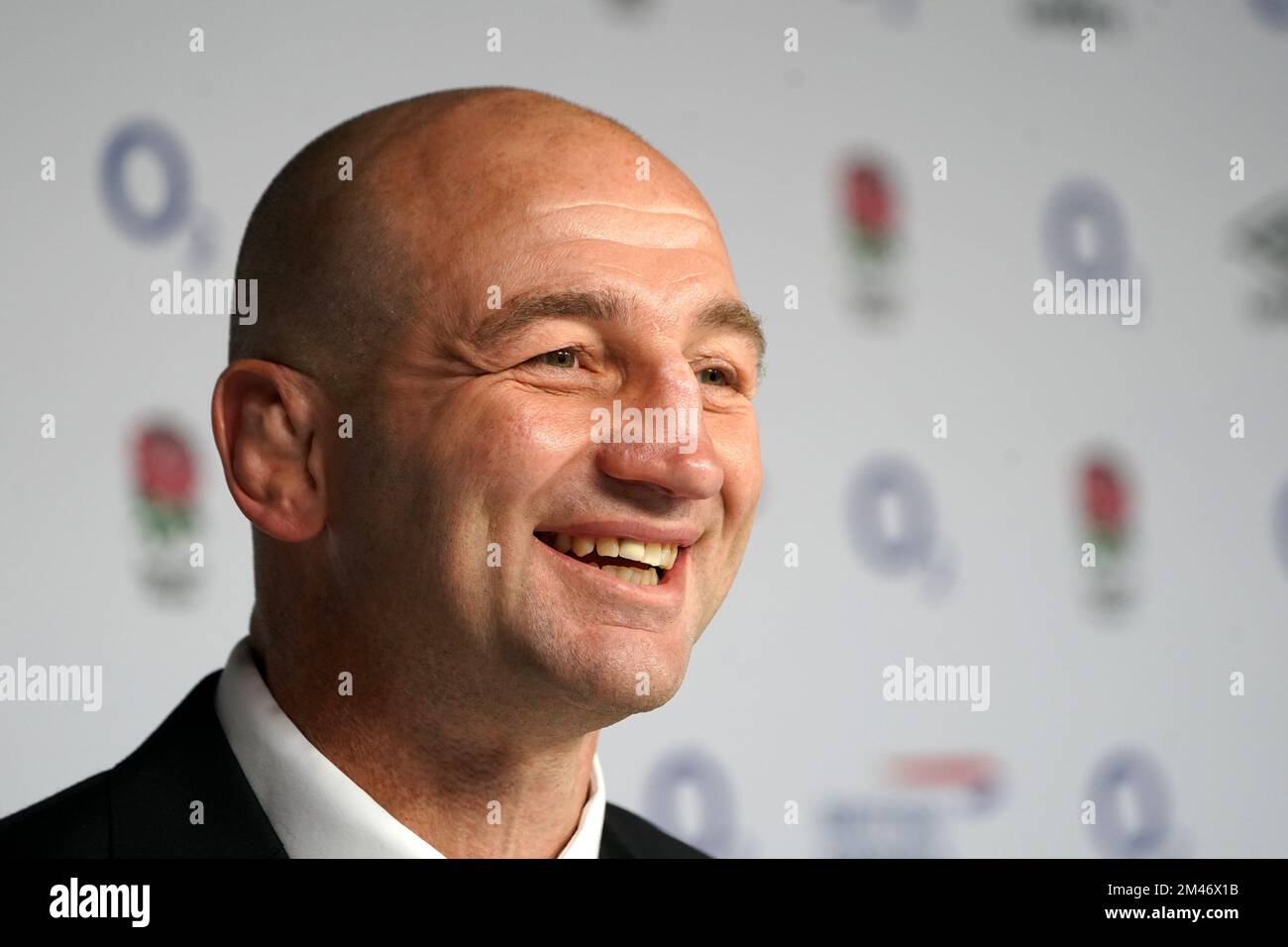 Steve Borthwick, allenatore capo dell'Inghilterra recentemente nominato, durante una conferenza stampa al Twickenham Stadium, Londra. Borthwick è stato reclutato da Leicester, dove ha agito come direttore del rugby dal 2020, guidando il club alla vittoria del titolo della scorsa stagione Gallagher Premiership. Data immagine: Lunedì 19 dicembre 2022. Foto Stock