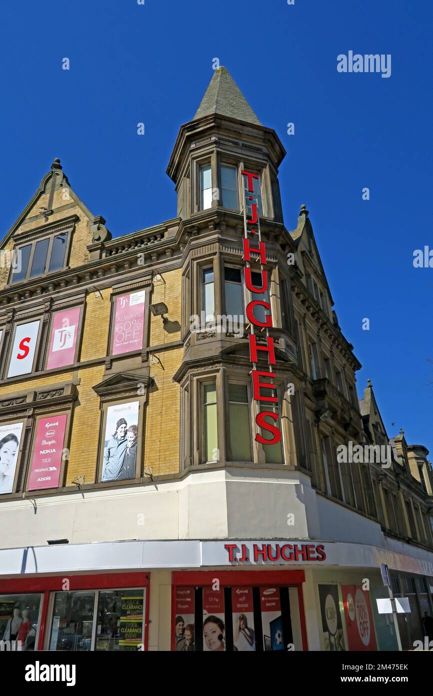 TJS, grande magazzino TJ Hughes, 105 London Road, Liverpool, Merseyside, Inghilterra, REGNO UNITO, L3 8JA Foto Stock