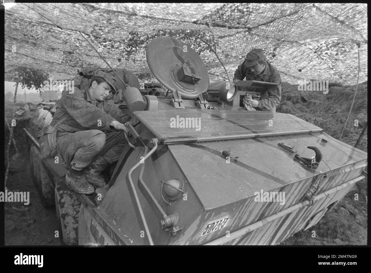 ***GIUGNO 1988 FILE PHOTO*** il 9 Giugno è culminato un esercizio tattico bilaterale di due divisioni di artiglieria motorizzata dell'Esercito popolare Cecoslovacco Foto Stock