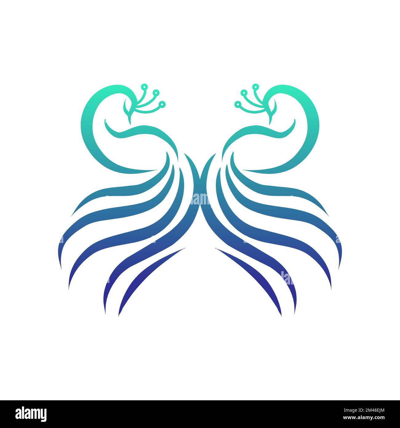 illustrazione vettoriale peacock utilizzabile per la progettazione di logo relativi al pollame. natura. Farmer.EPS 10 Illustrazione Vettoriale