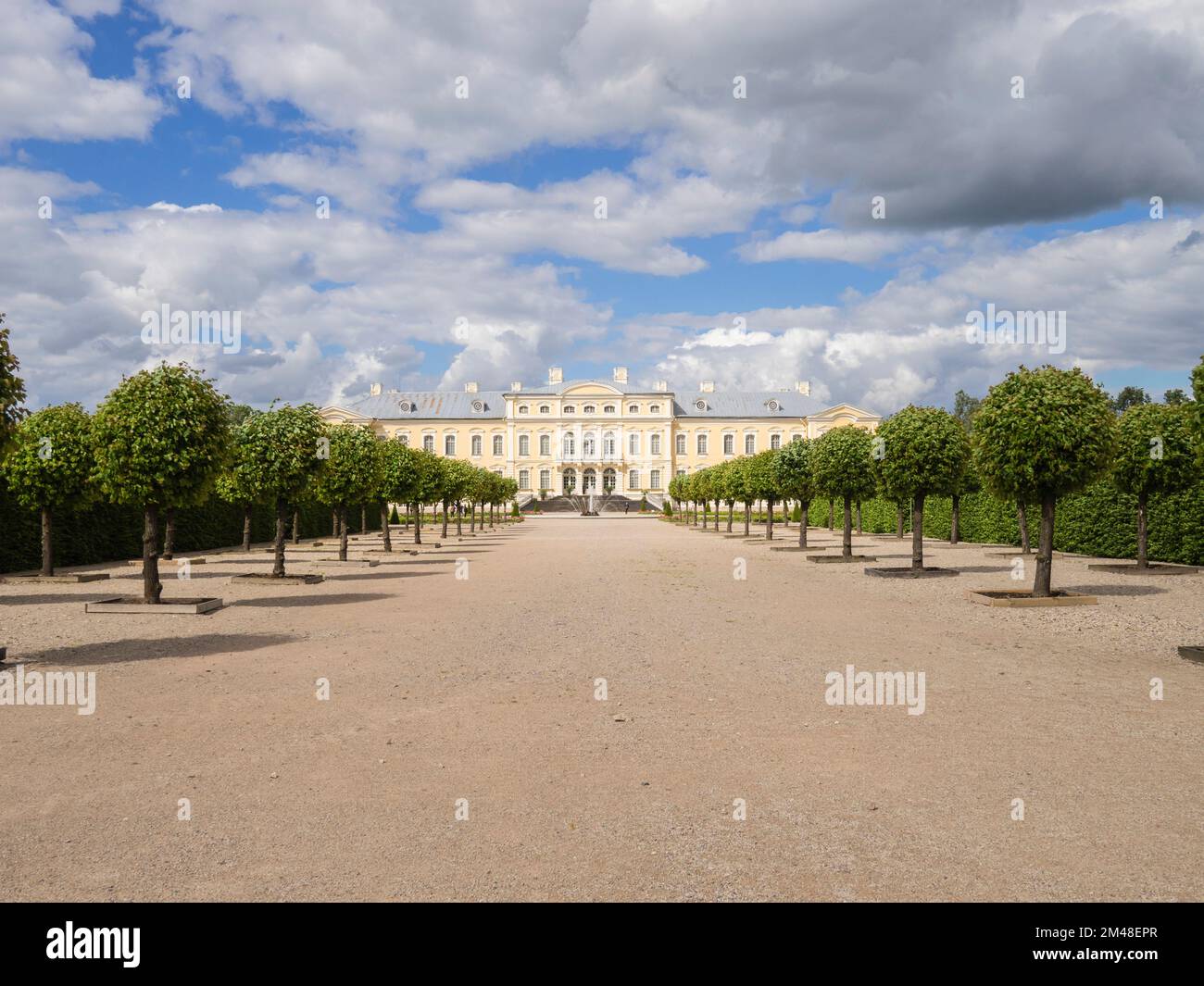 Rundale Palace, Lettonia, Stati baltici, Europa Foto Stock