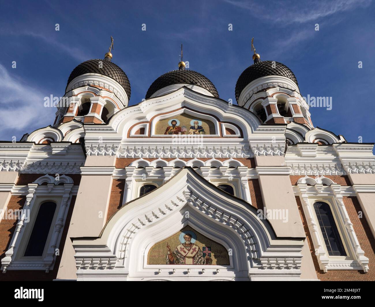 Alexander Nevsky Cattedrale ortodossa russa, Città Vecchia, Tallinn, Estonia, Stati baltici, Europa Foto Stock