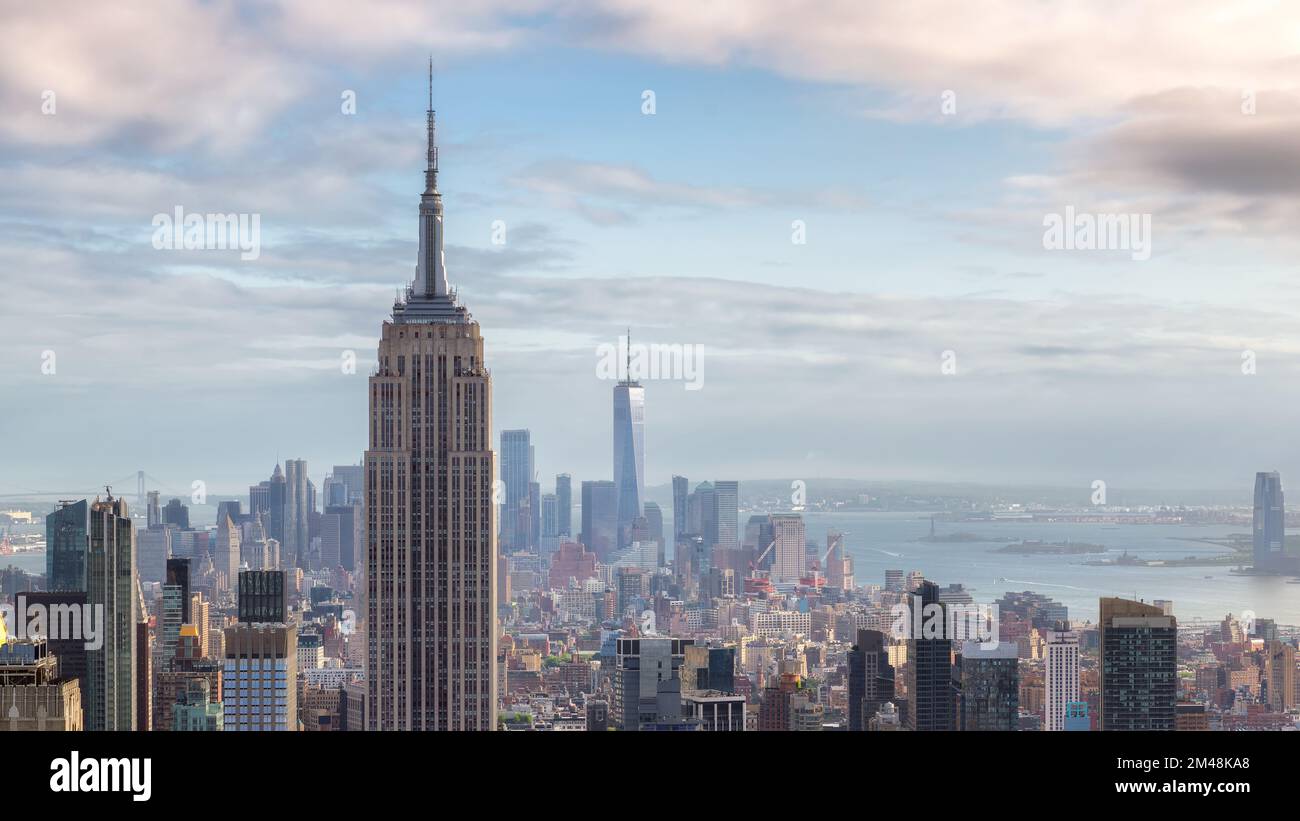 New York skyline della città Foto Stock