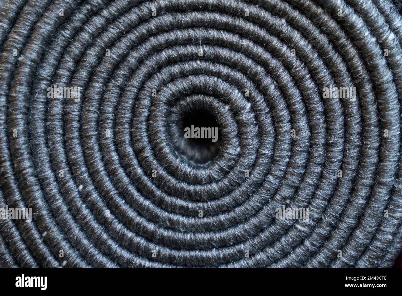 Primo piano di rotoli di spago di canapa colorato Foto stock - Alamy